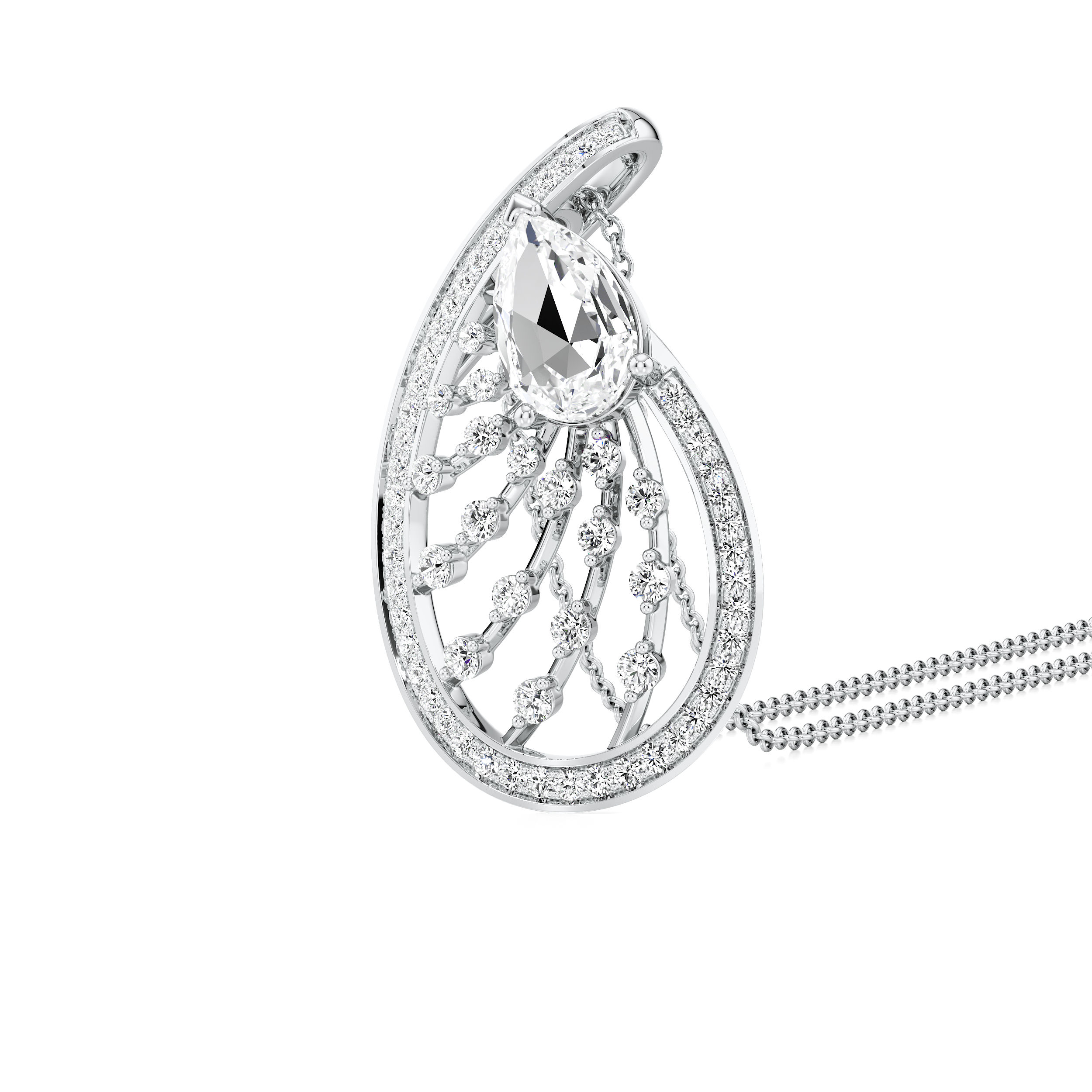 Pear Radiance Pendant 3