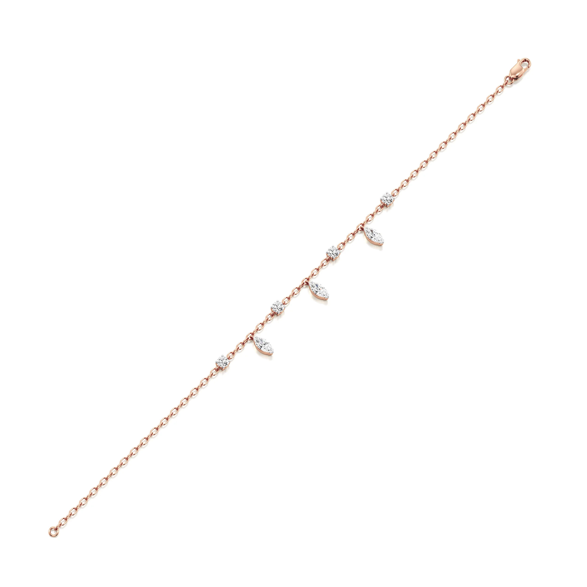 Twilight Diamond Charm Chain Bracelet 9