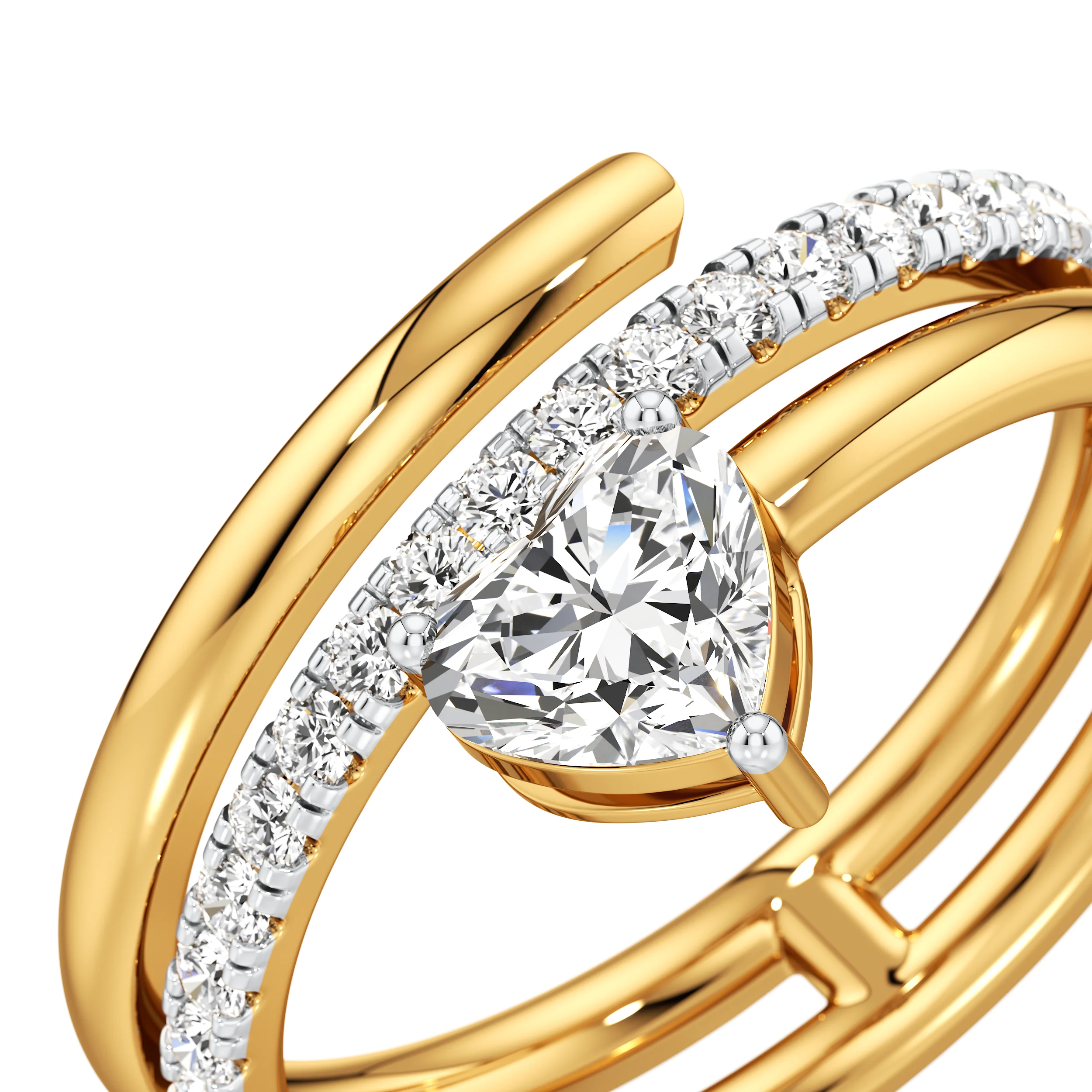 Heartfelt Majesty Solitaire Ring 4