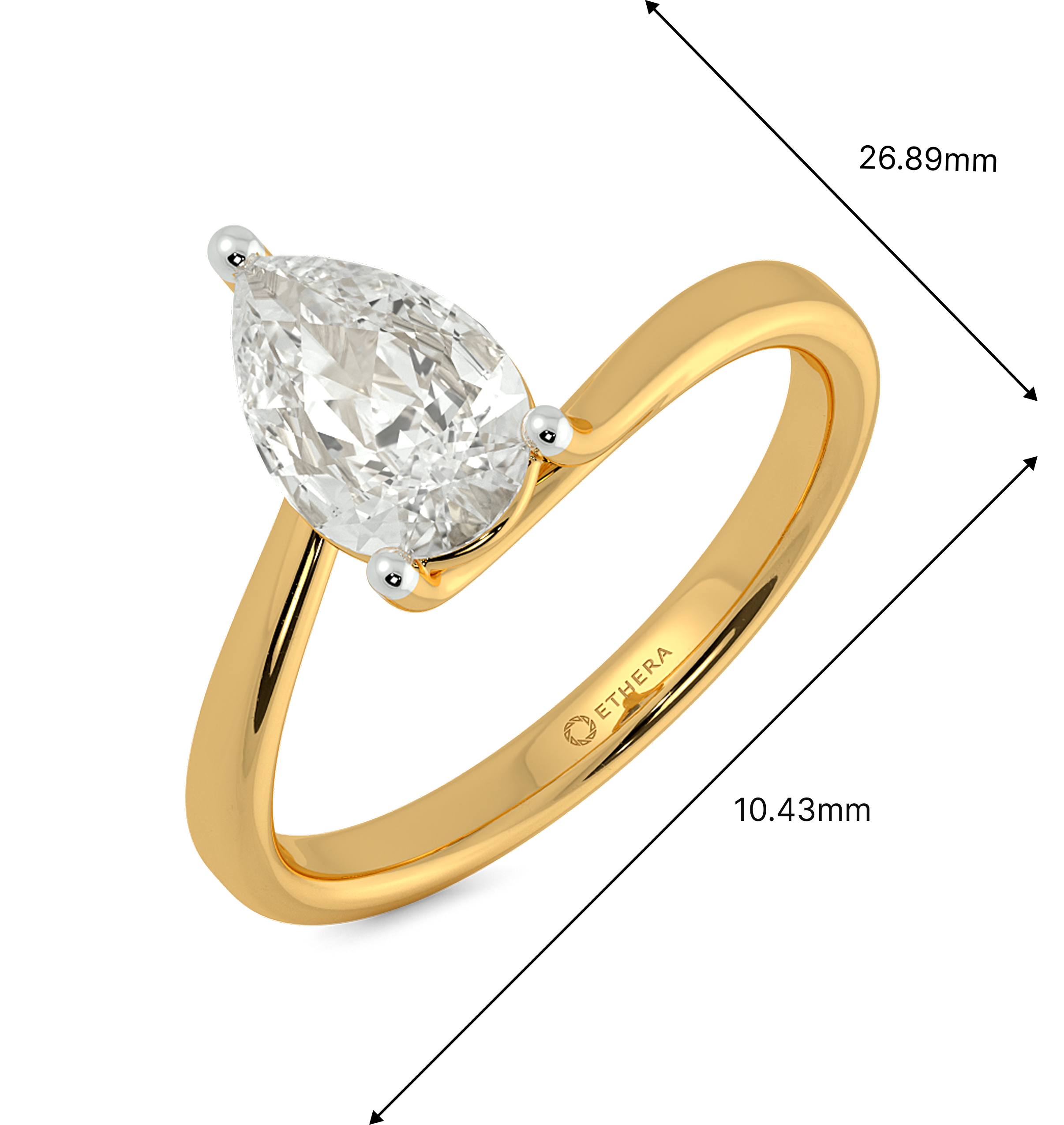 Rosette Dream Solitaire Ring 6