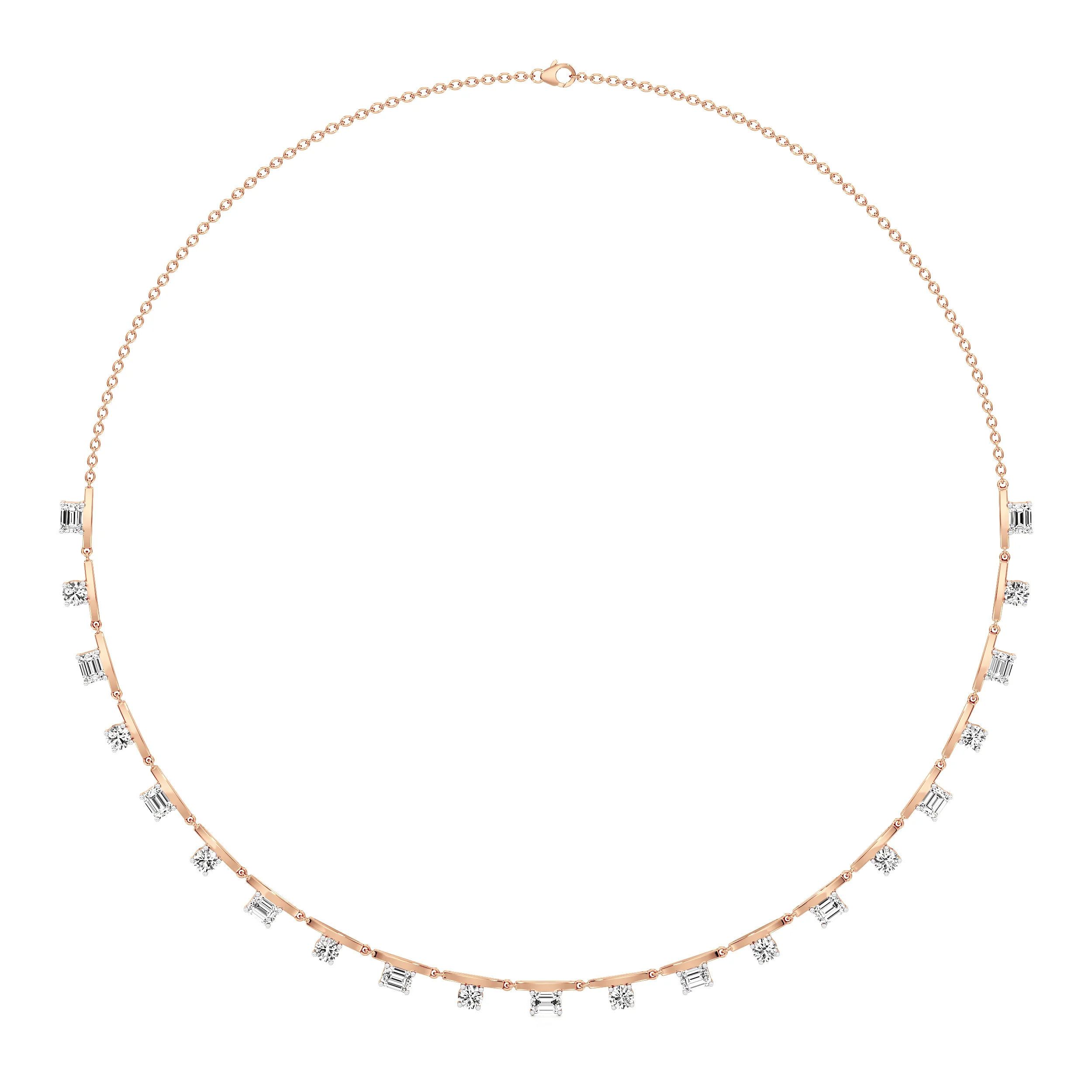 Starlight Serenade Tennis Necklace 11