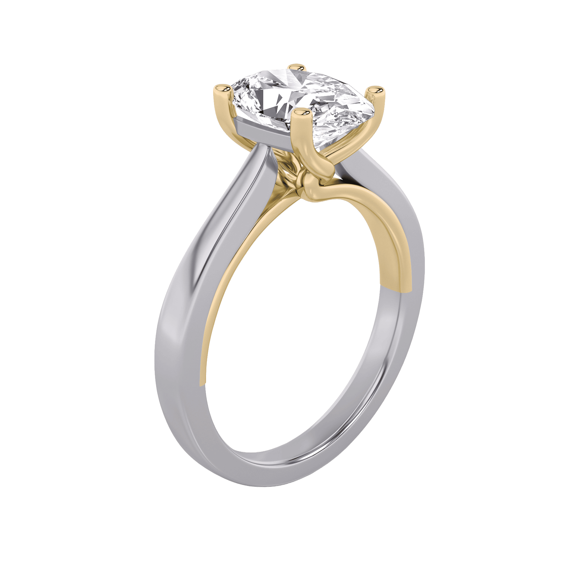 Celestial Arch Solitaire Ring 2