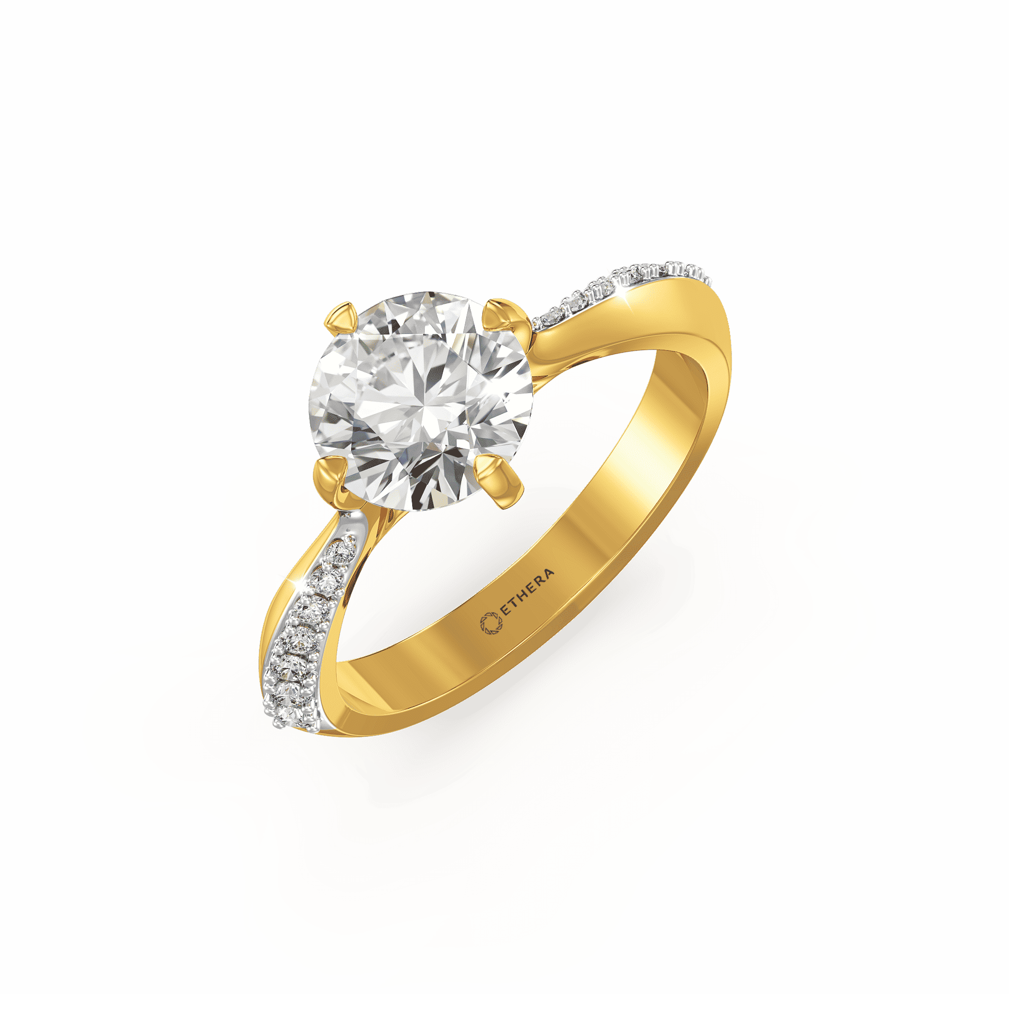 The Helix Solitaire Ring 0