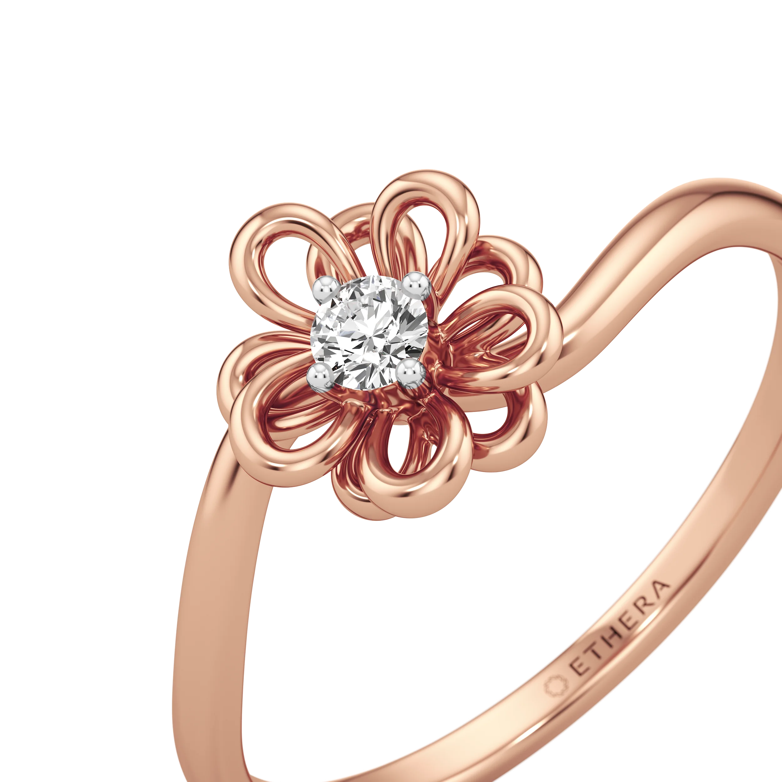 Rosette Loop Ring 12