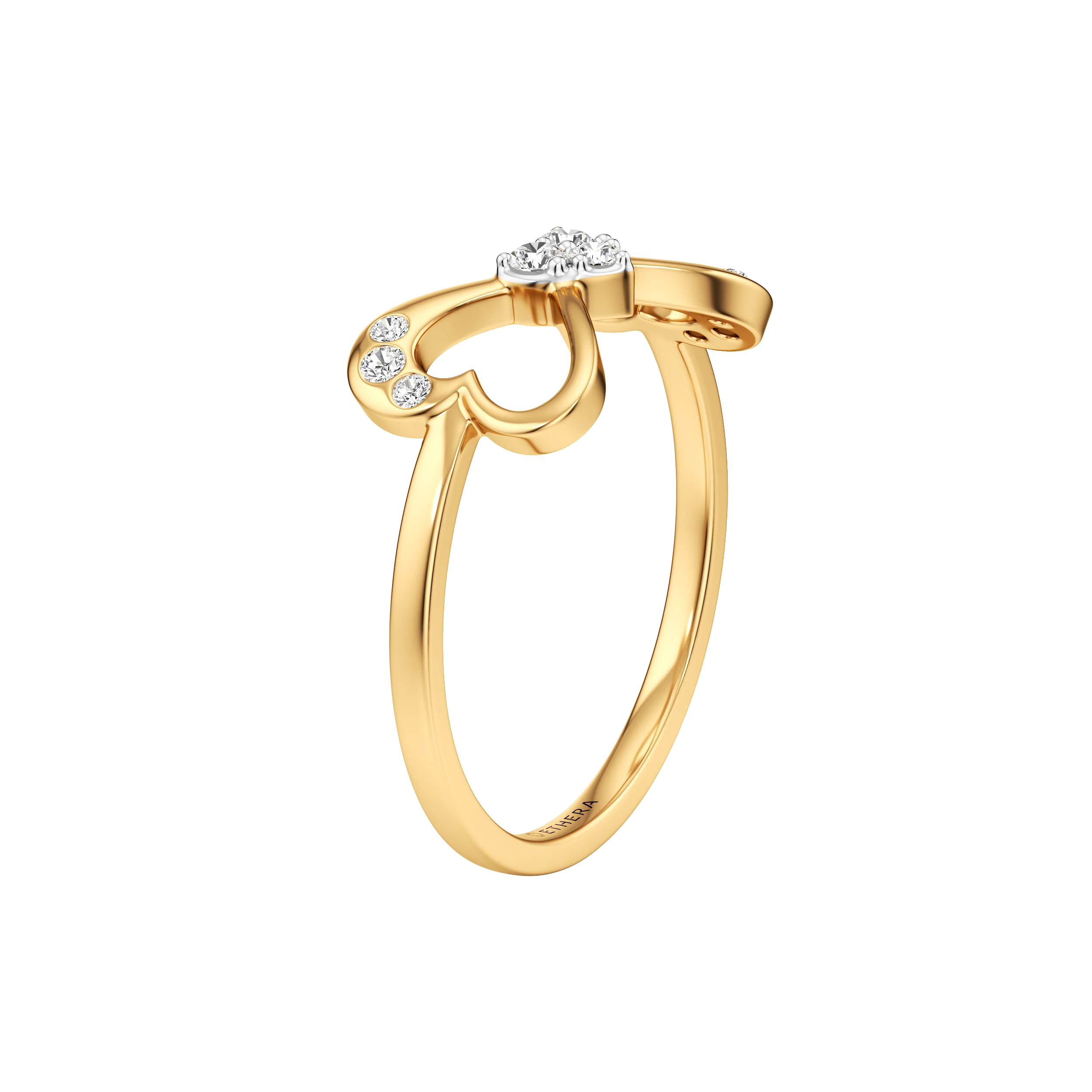 Linked Hearts Ring 5