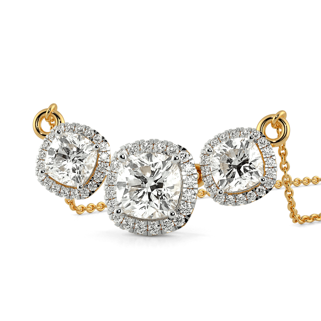 Trinity Halo Necklace 0