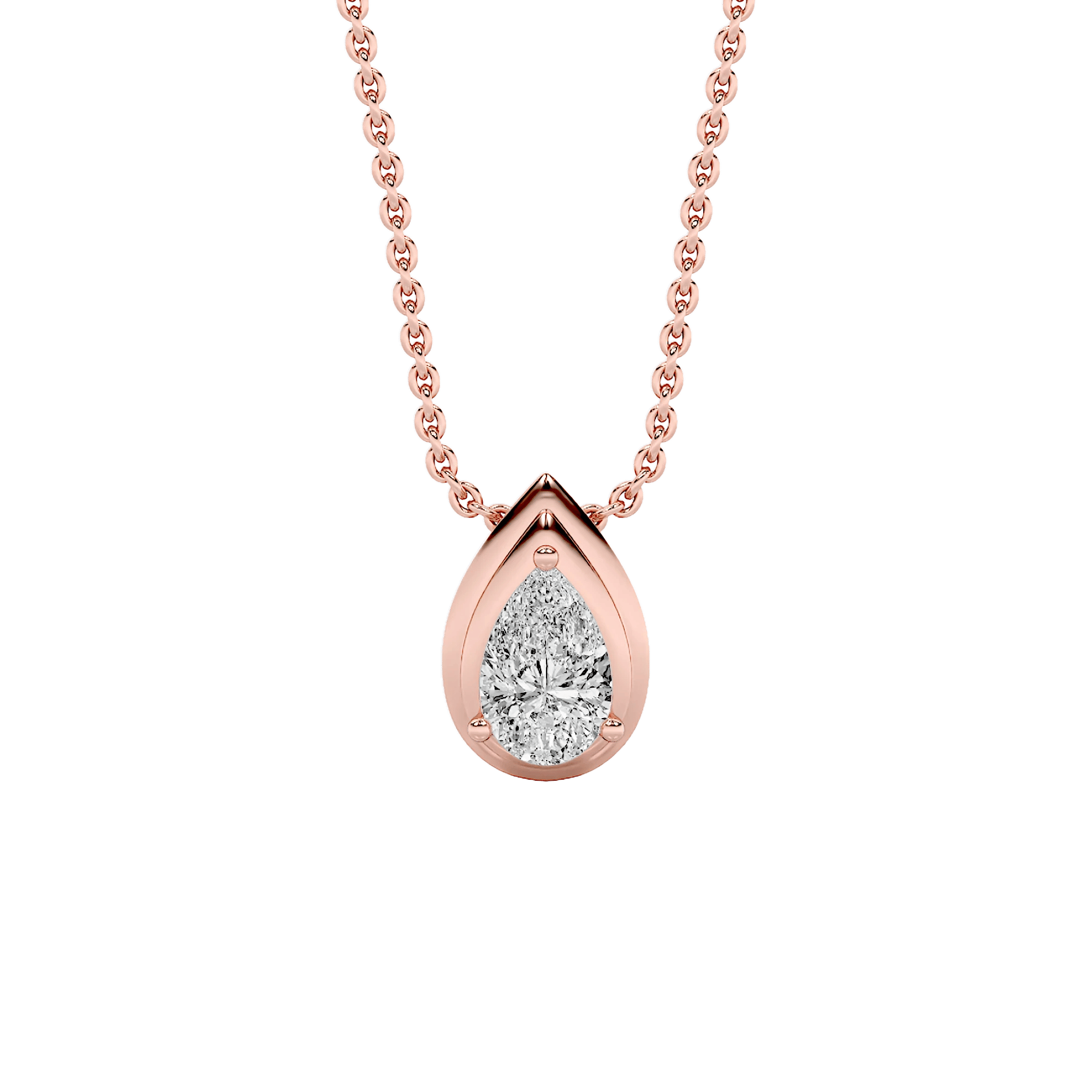Dewdrop Solitaire Pendant 10