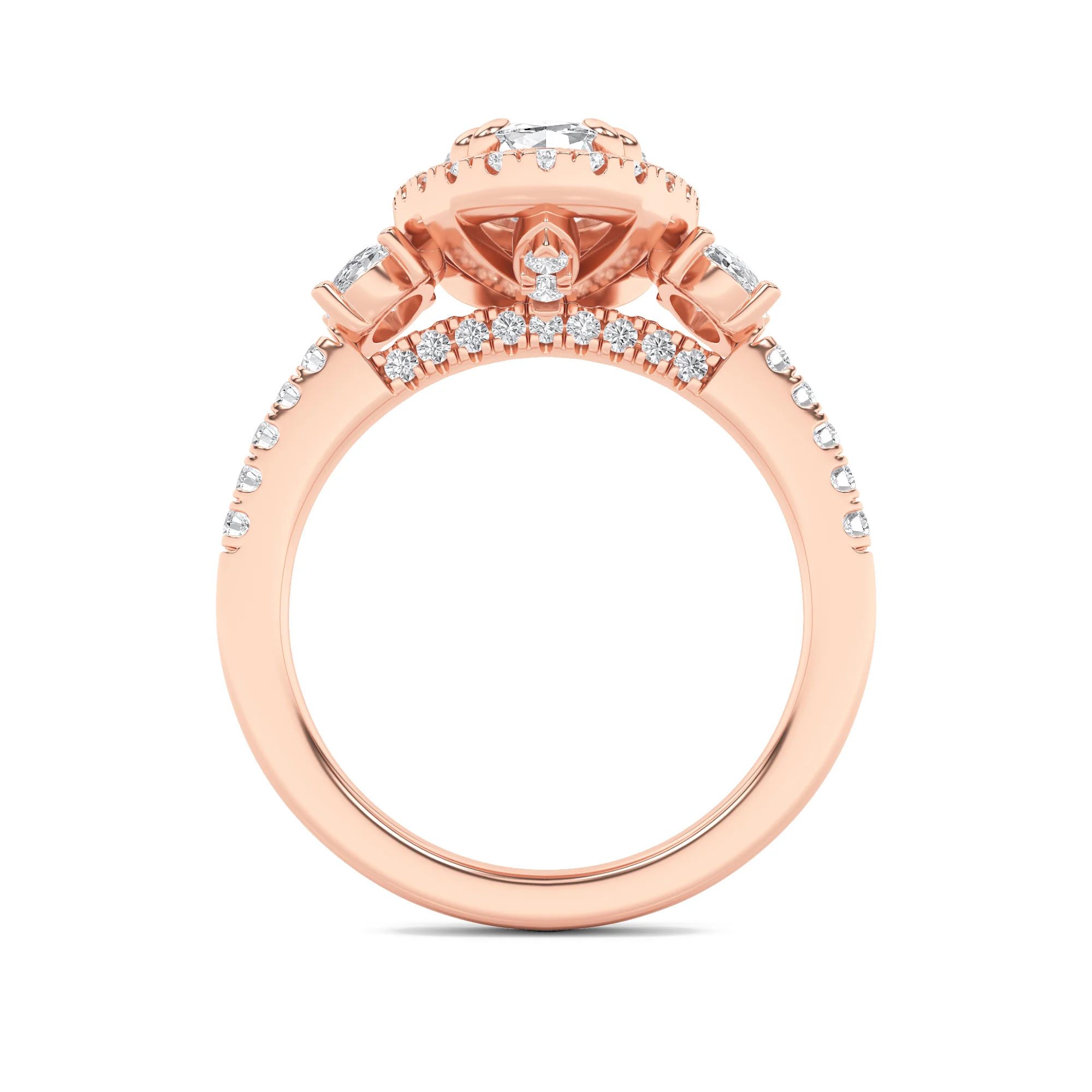 Harmony Of 3 Stone Ring 11