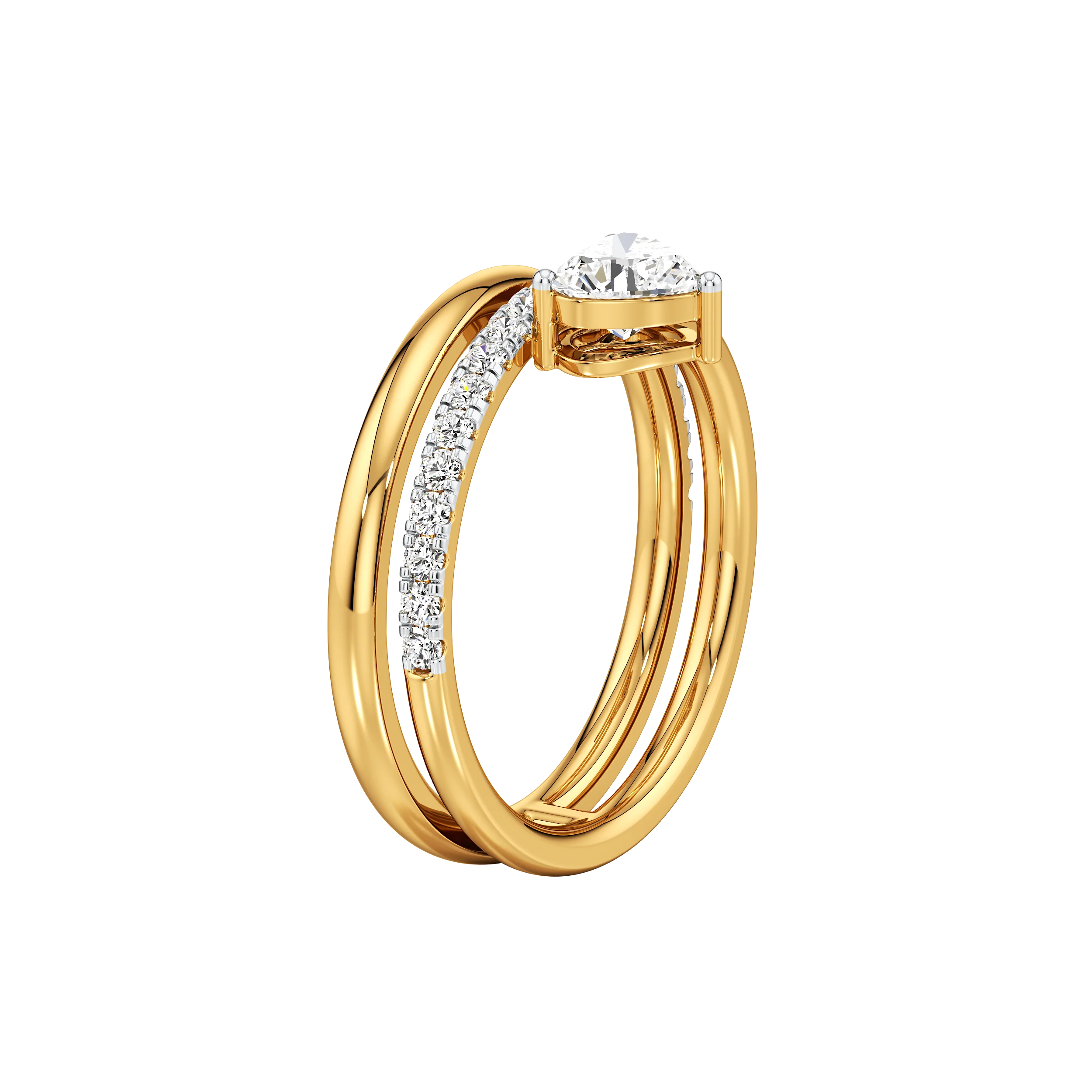 Heartfelt Majesty Solitaire Ring 6