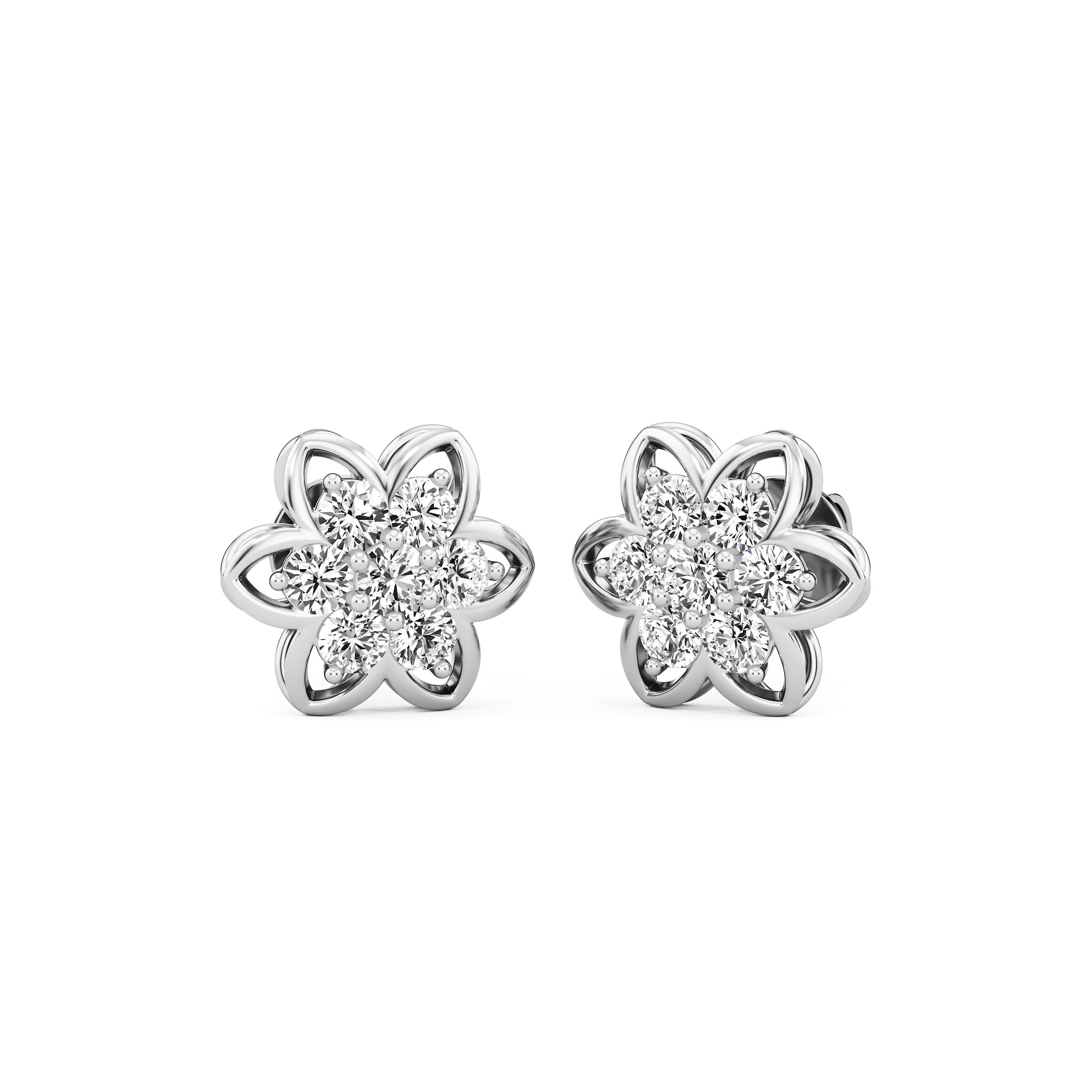 Petalburst Diamond Studs 2