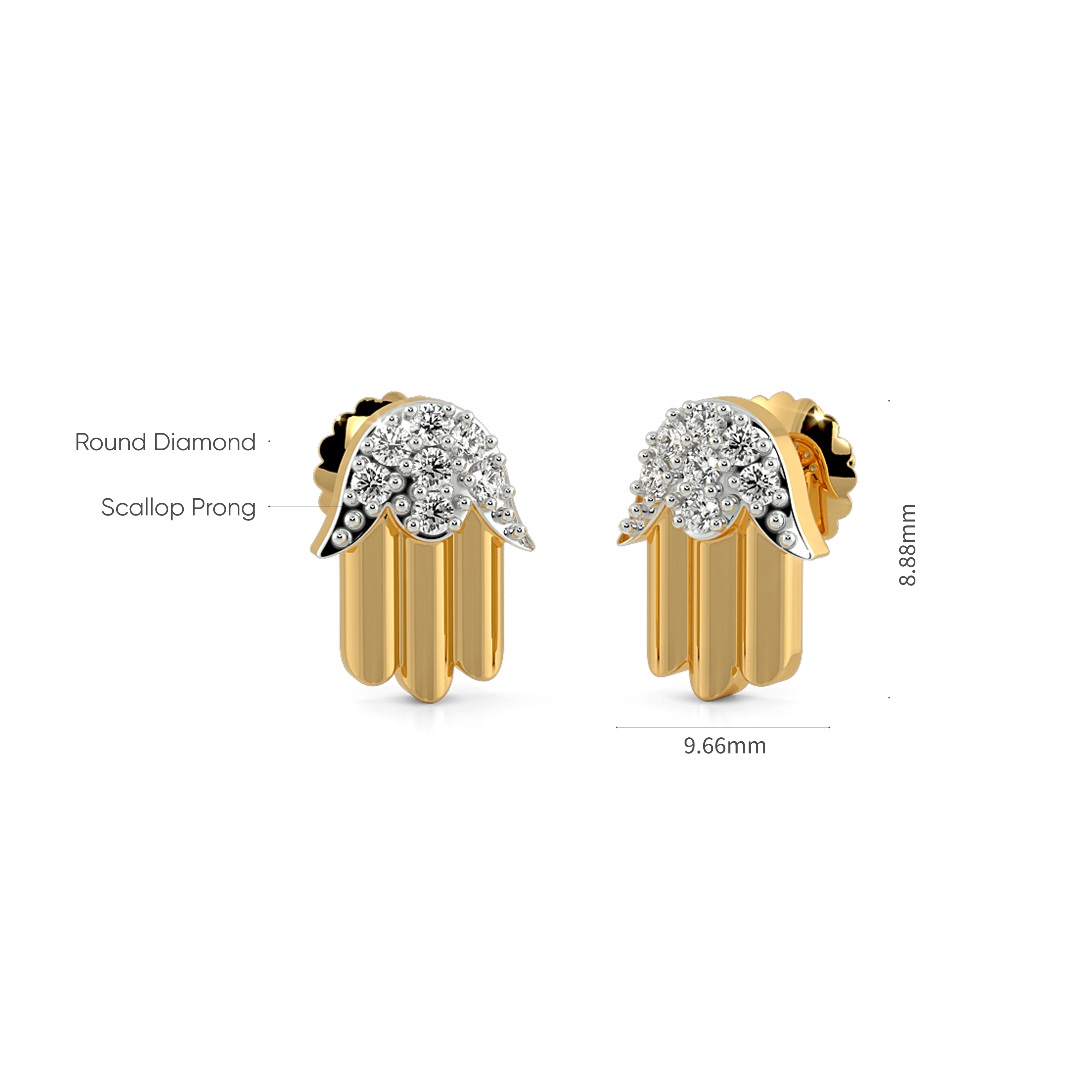 Angel’s Whisper Kids' Studs 4
