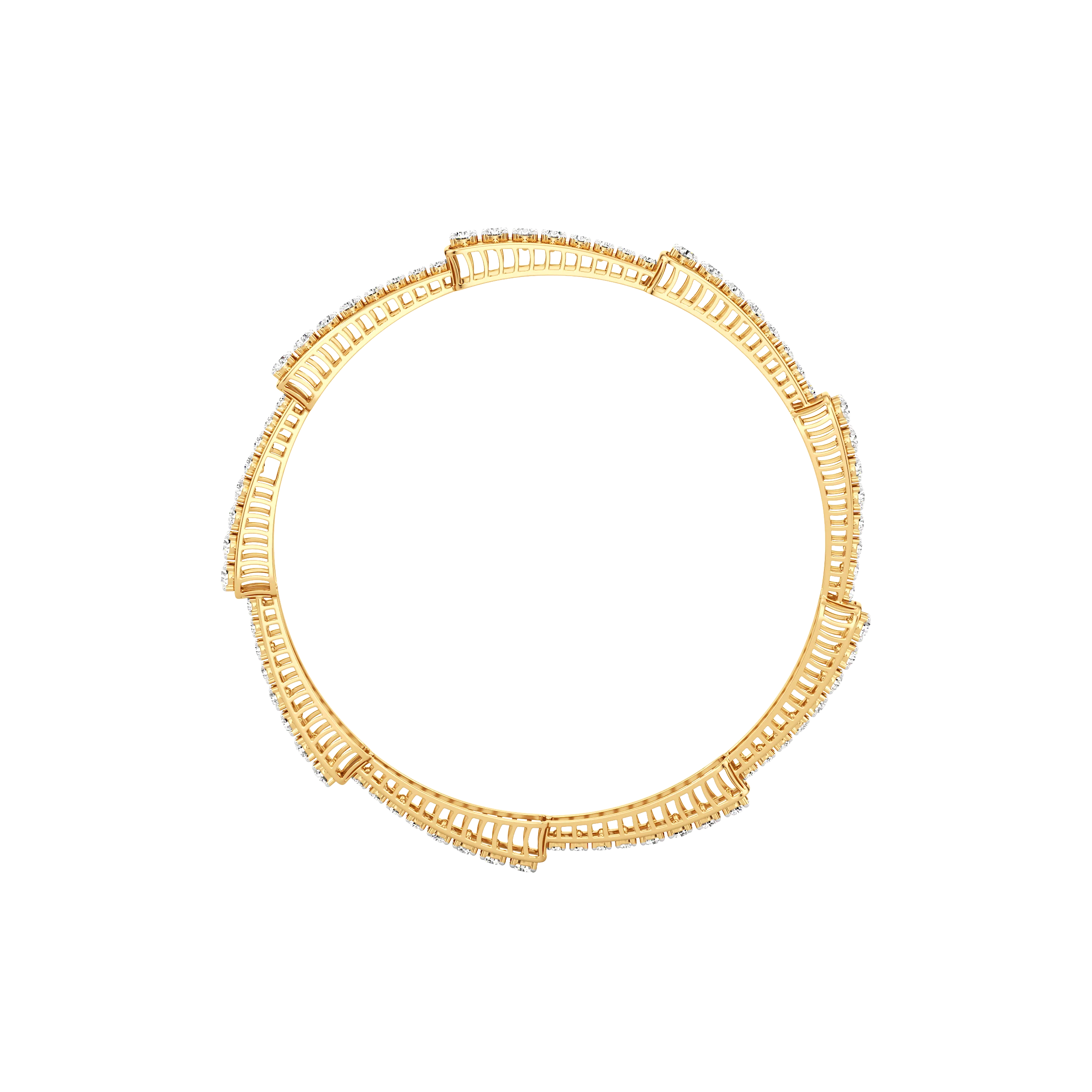 Regalia Line Diamond Bangle 2