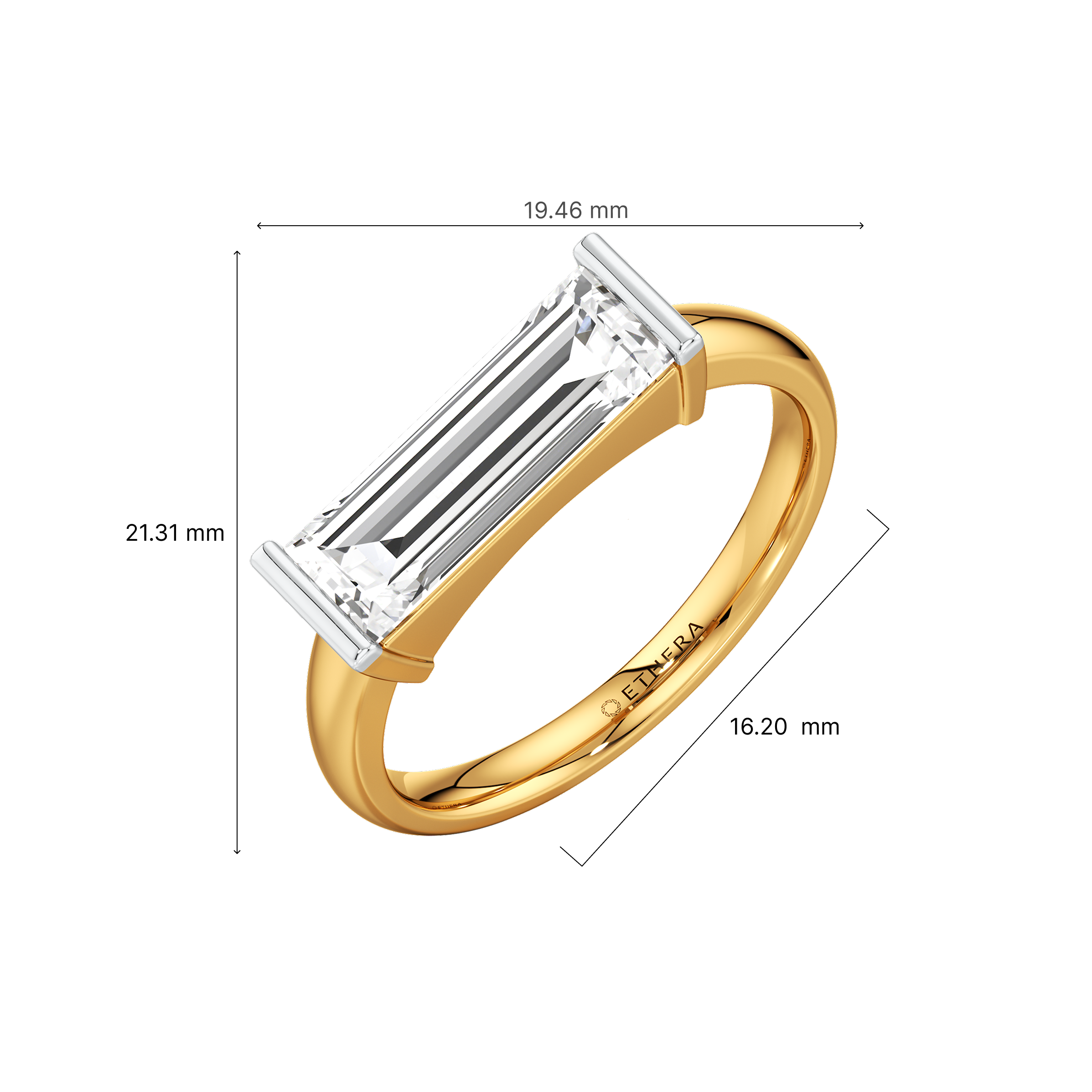 Westward Glow Solitaire Ring 5