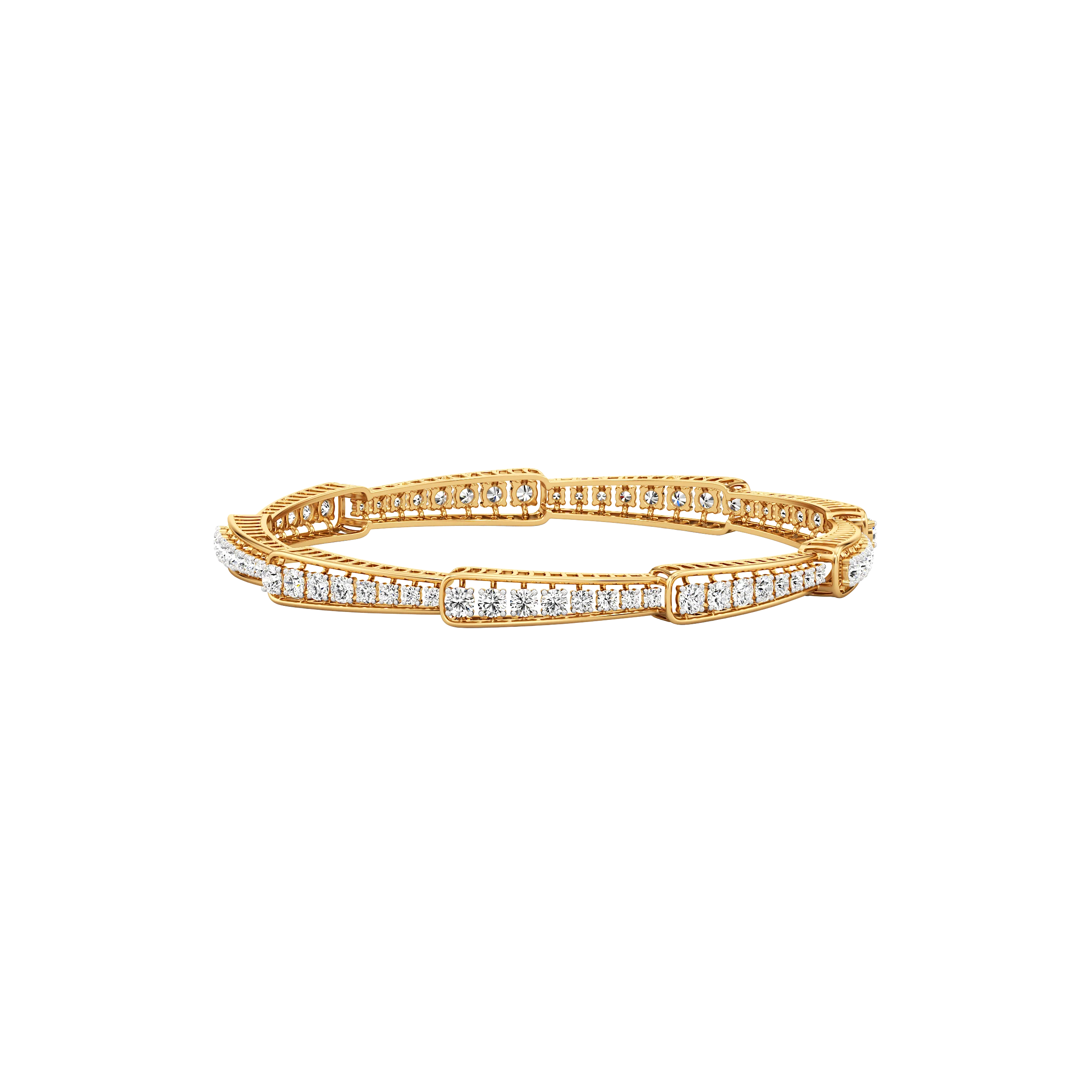Regalia Line Diamond Bangle 0