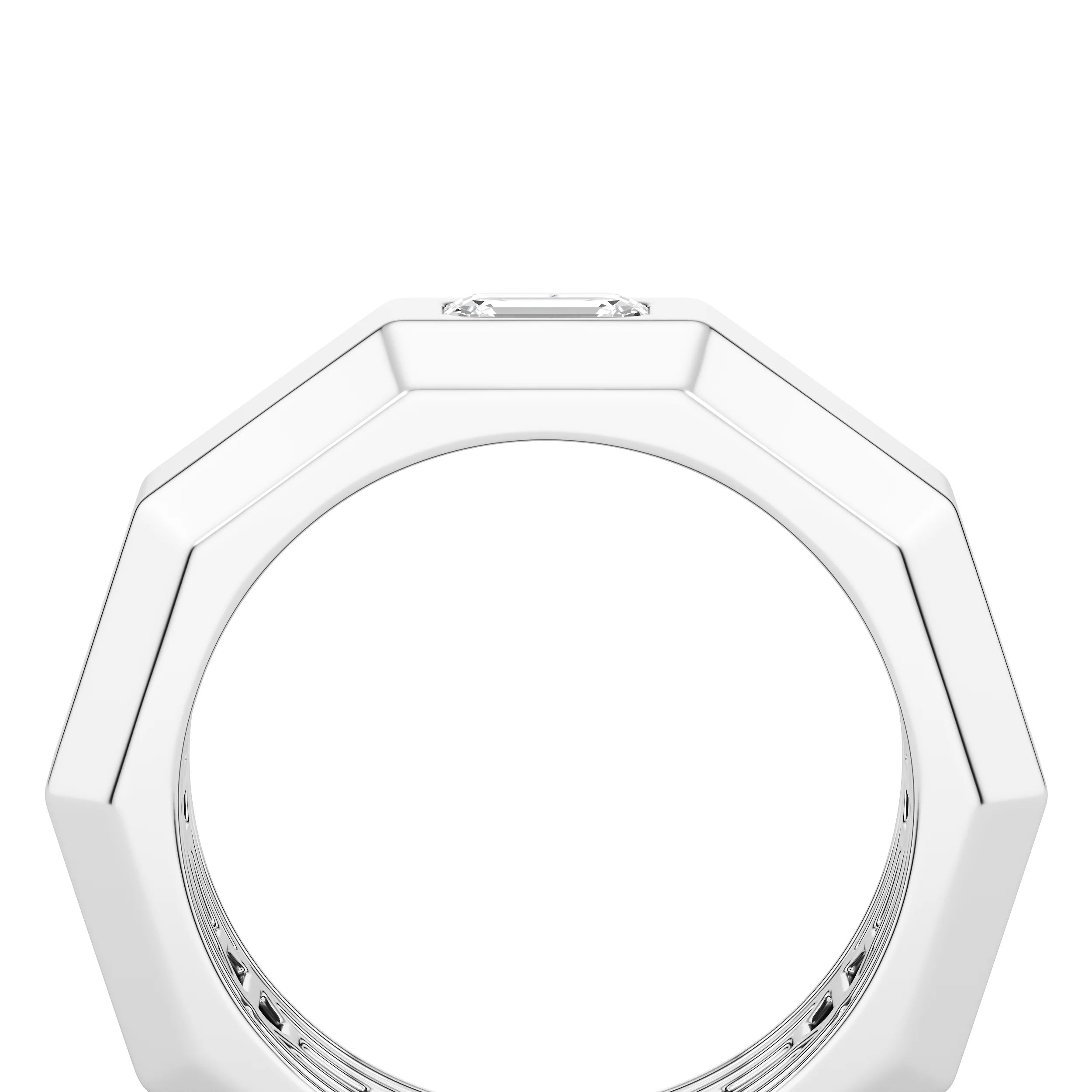 Edgeline Emerald-Cut Band 9