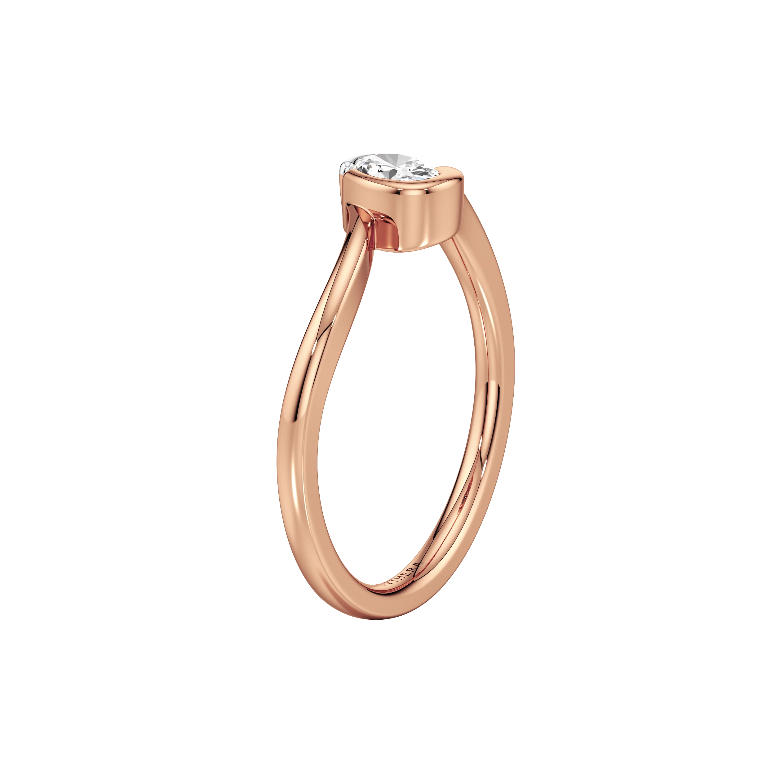 Flowline Solitaire Ring 13