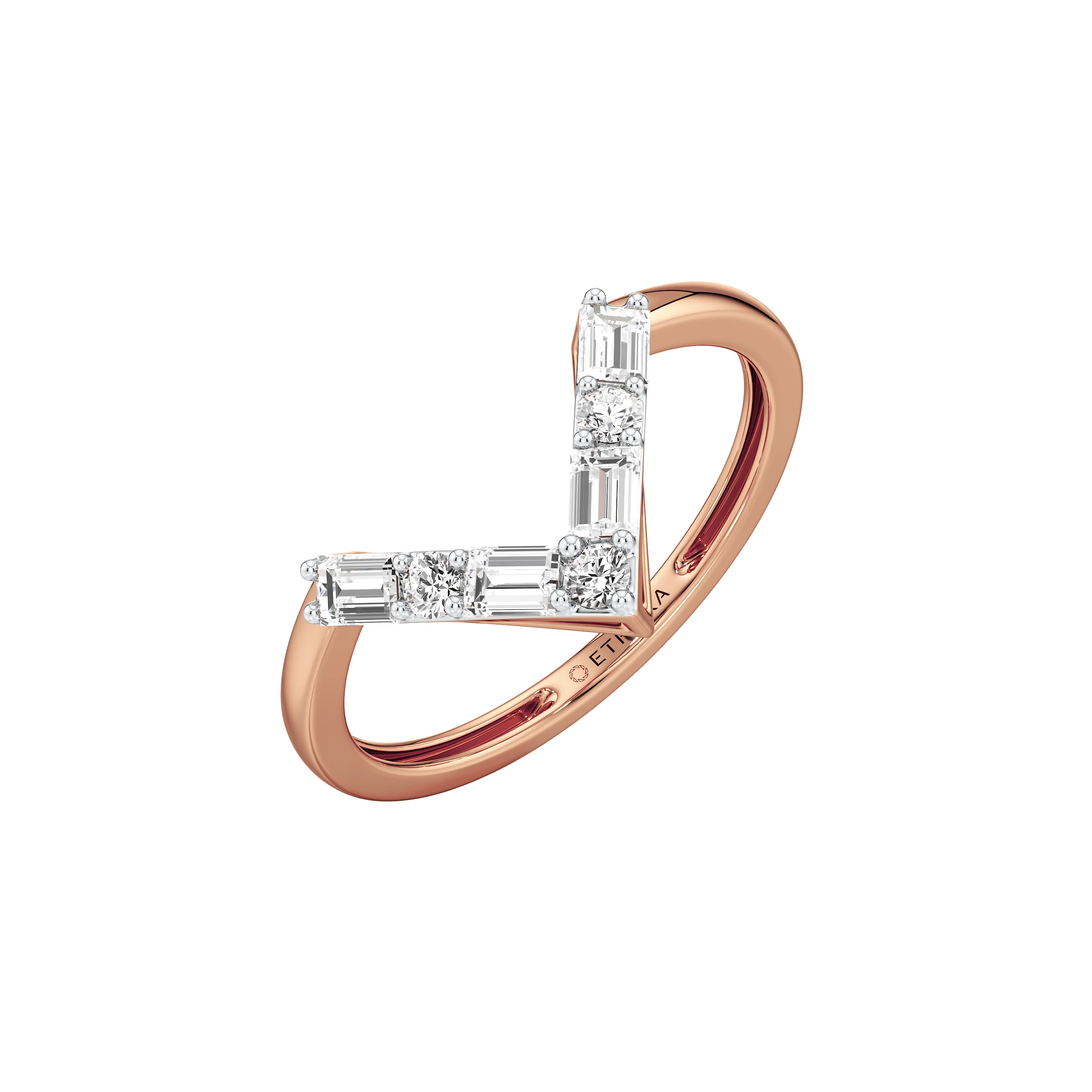 EdgeLine Baguette Ring 11