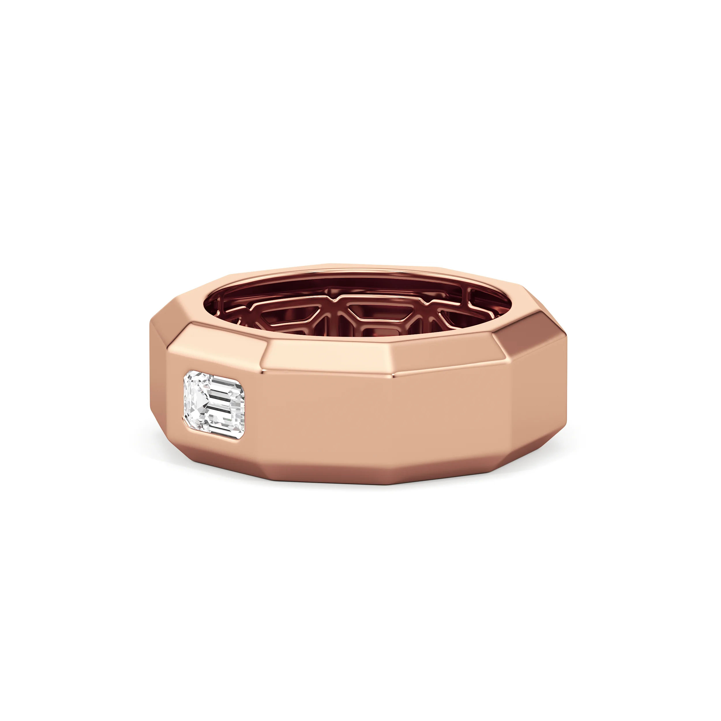 Edgeline Emerald-Cut Band 13