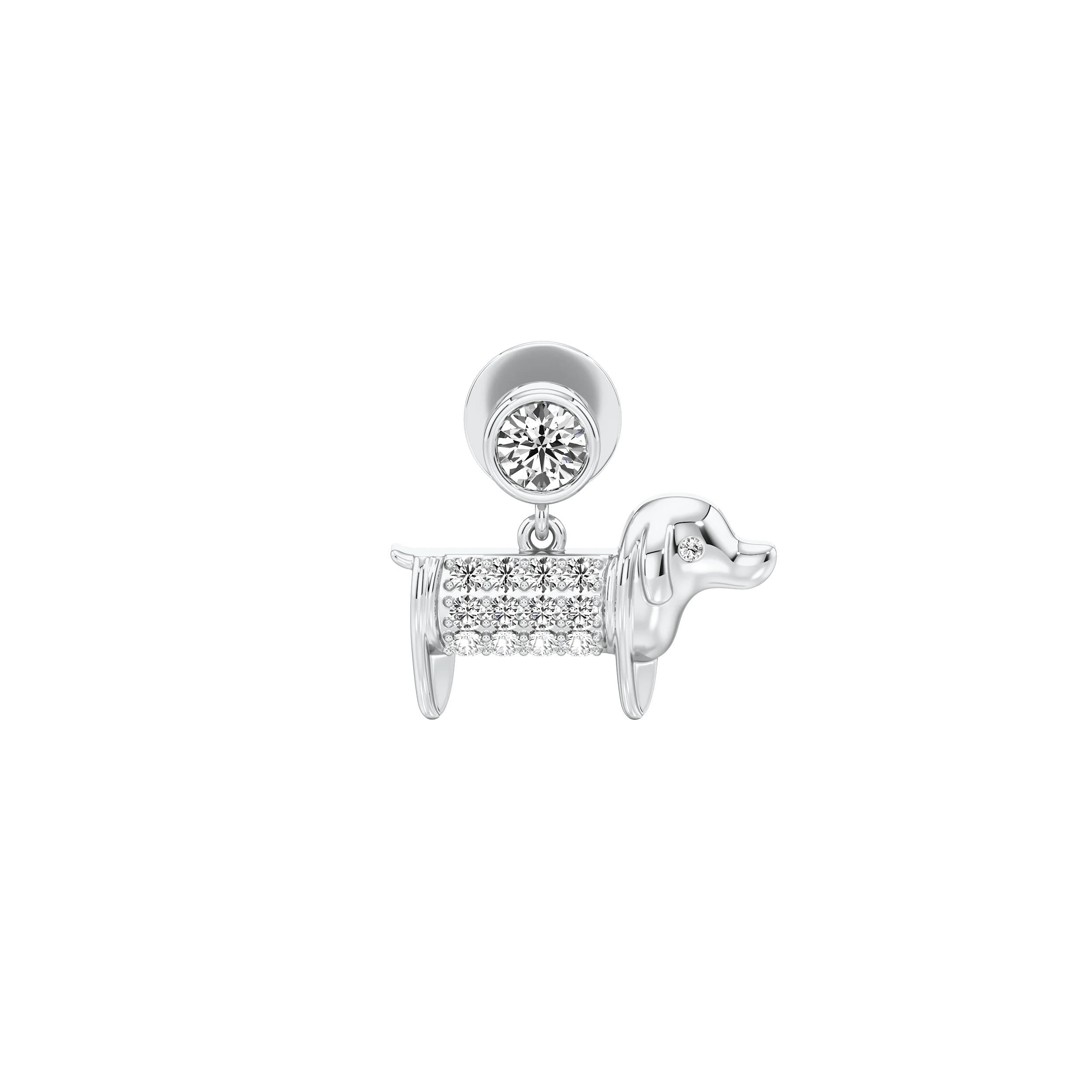 Dot & Dash Diamond Stud 5