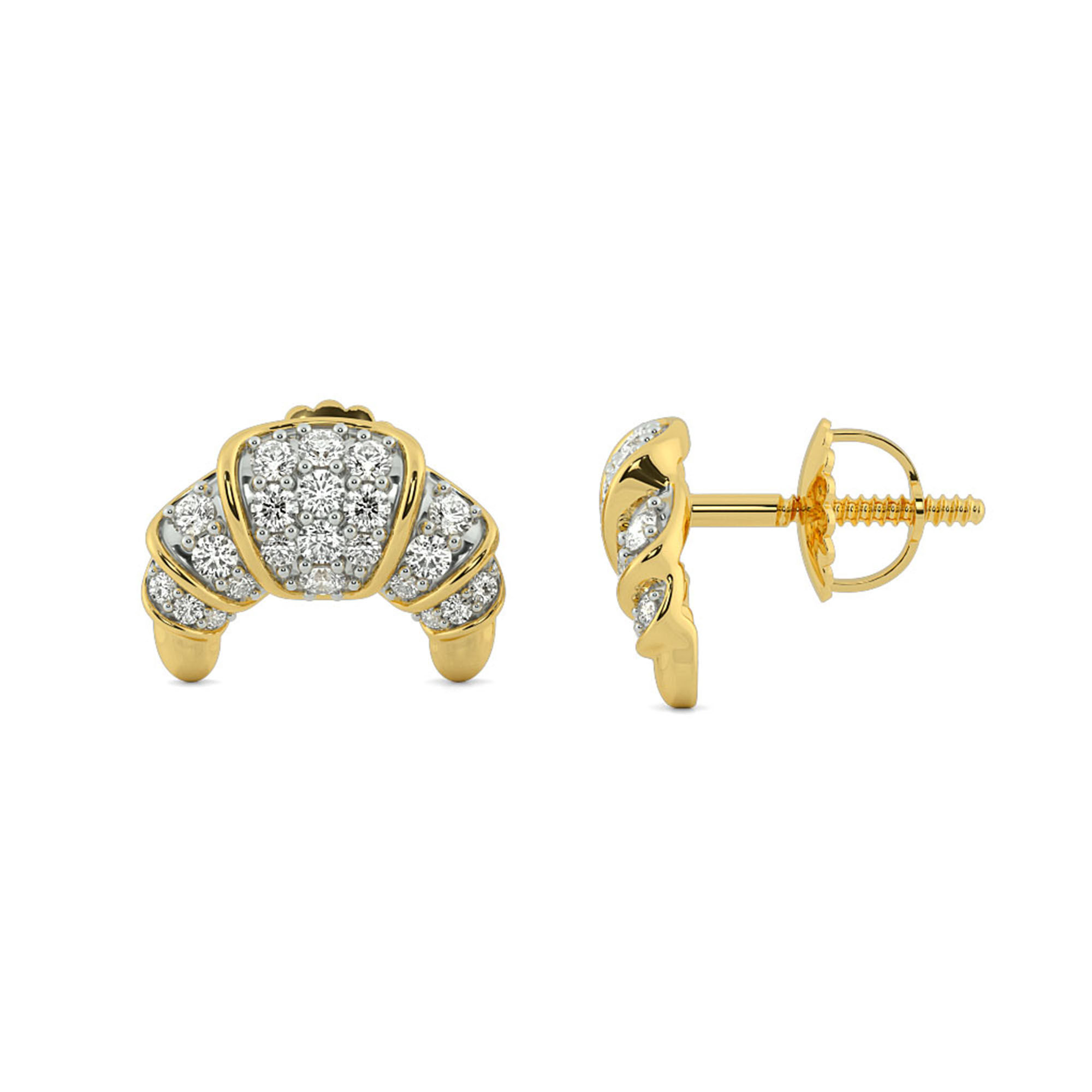 Buttery Gold Kids Studs 3