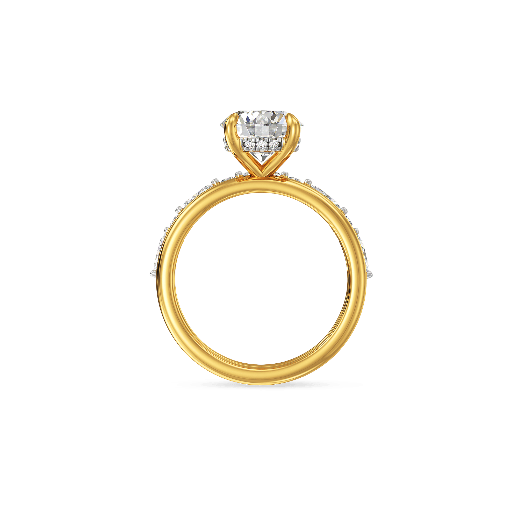 Lumina Stack Solitaire Ring 3