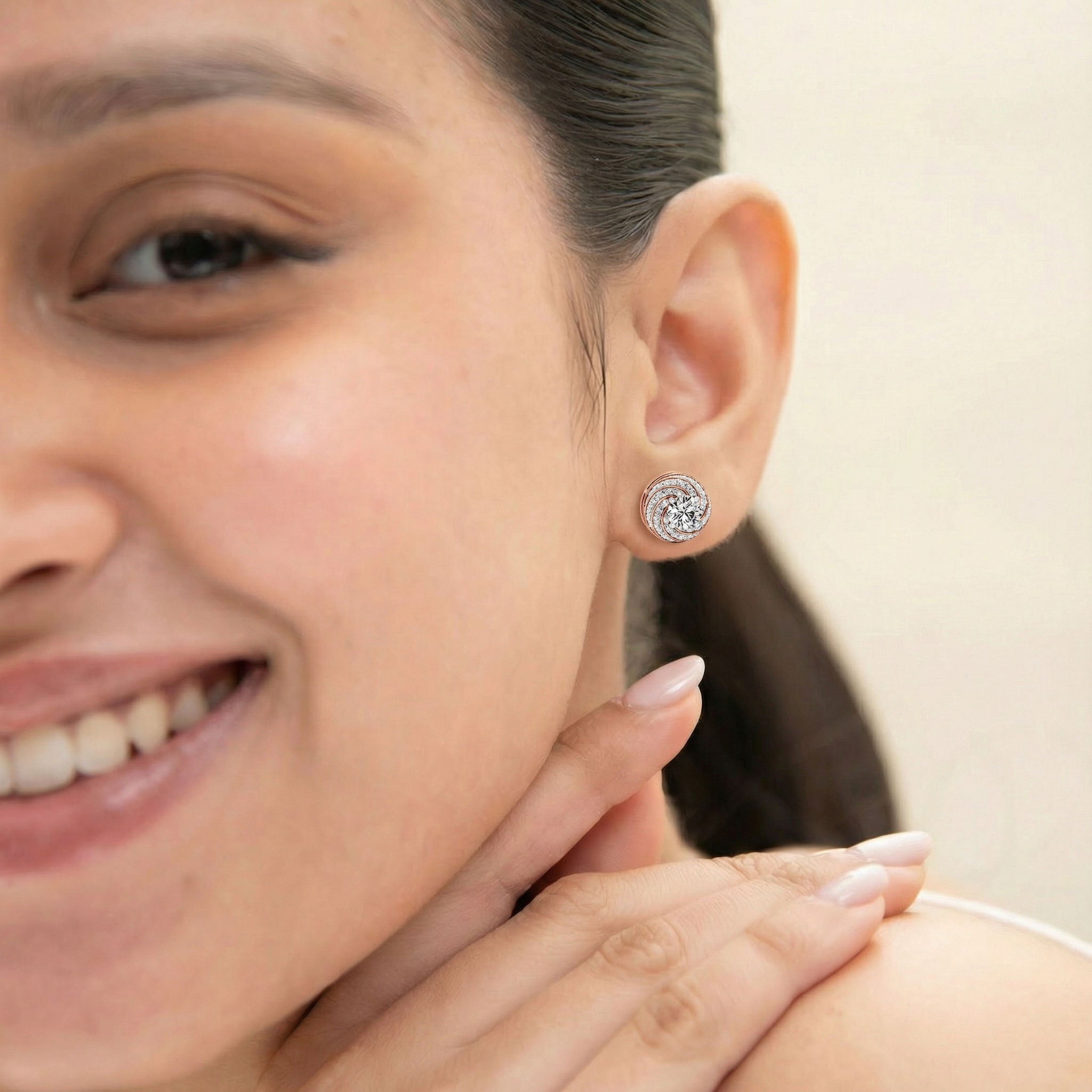 Swirl Radiance Studs 1