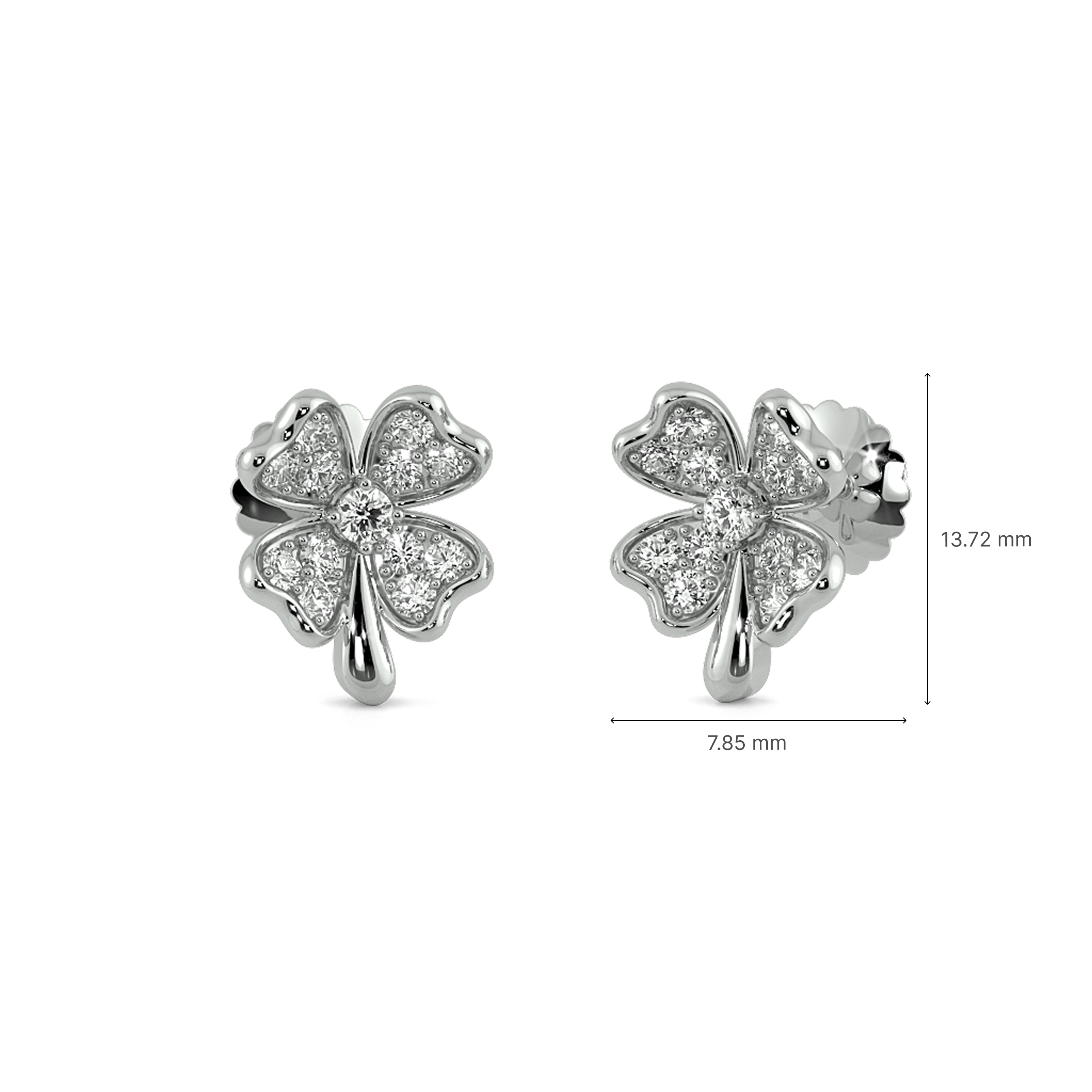 Fourfold Grace Stud Earrings 5