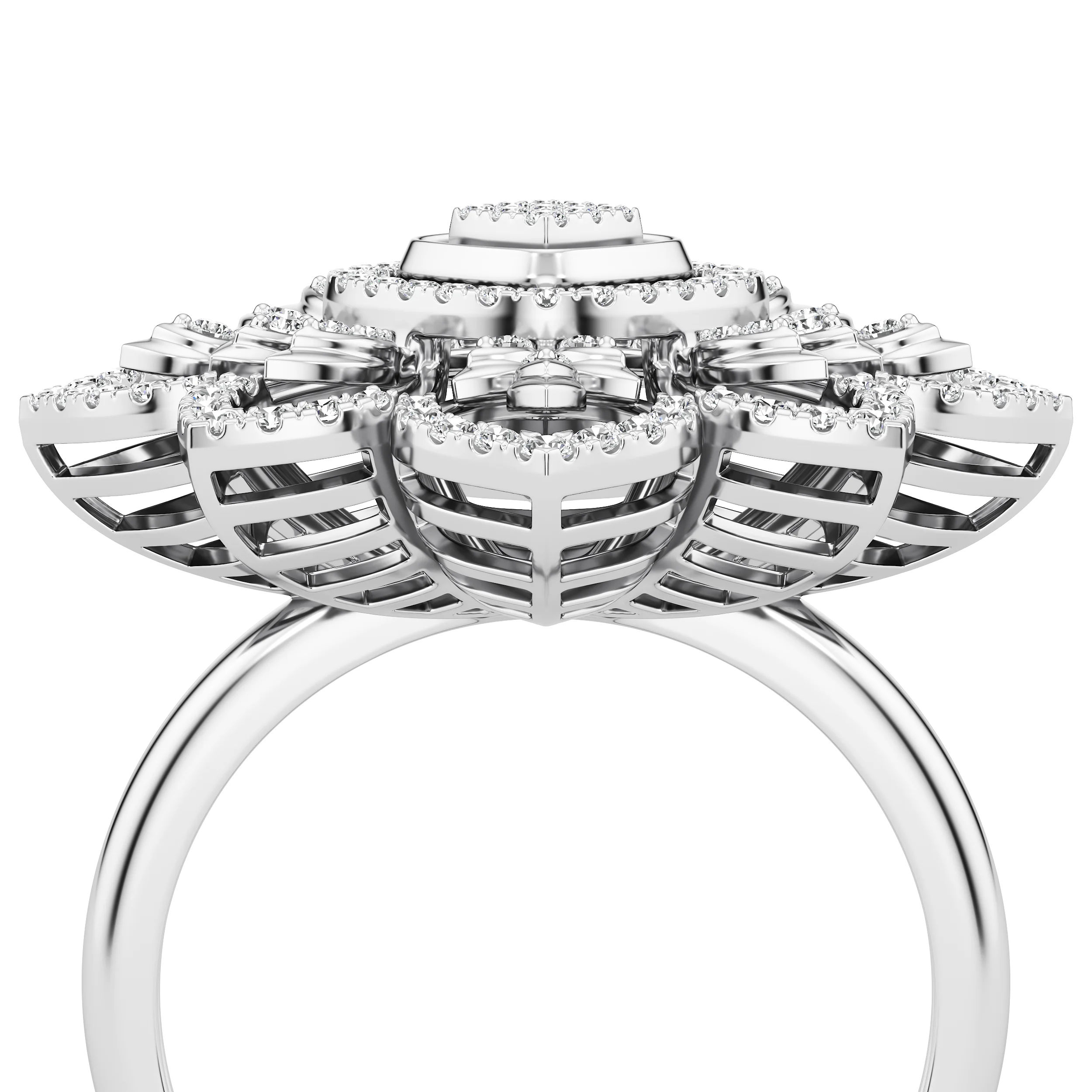 Lustre Petal Grande Ring 12
