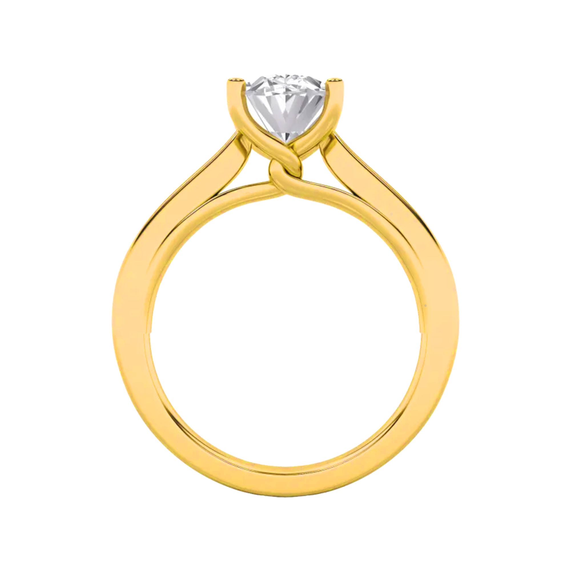 Celestial Arch Solitaire Ring 1