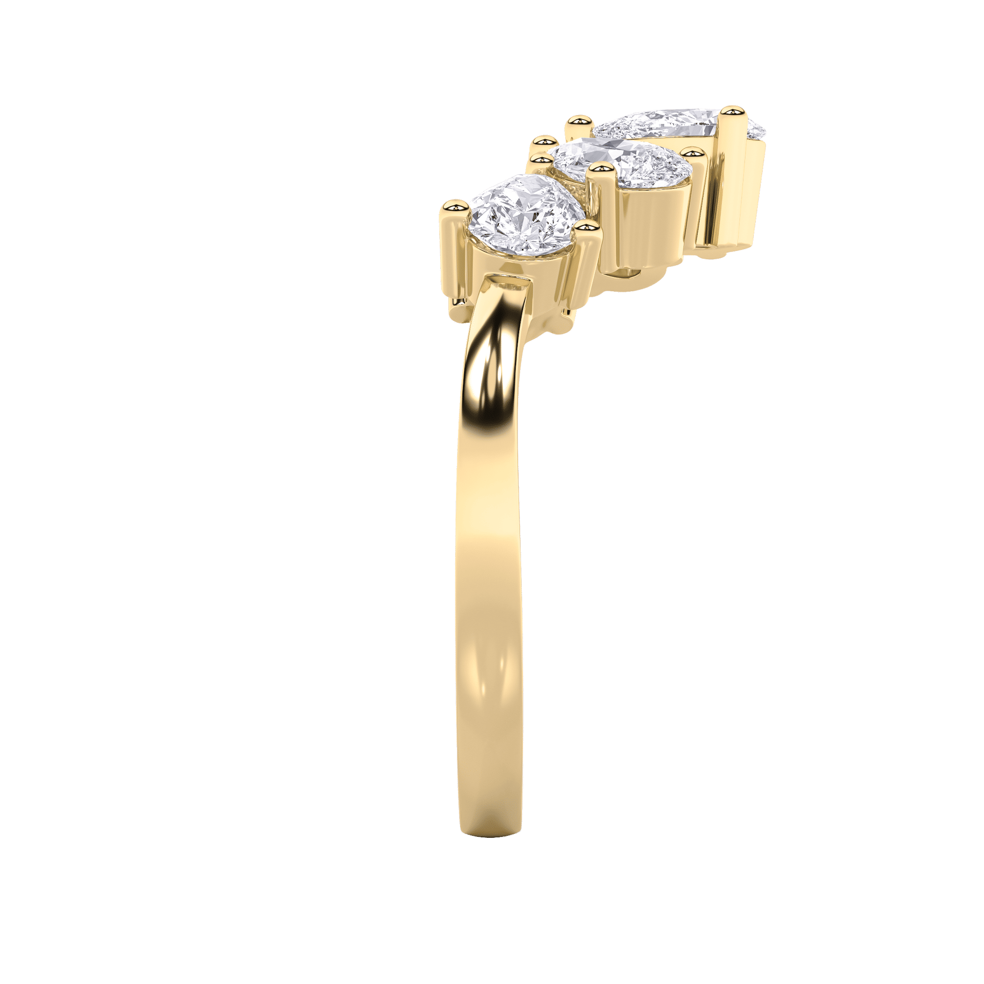 V-Five Sparkle 5 Stone Ring 4