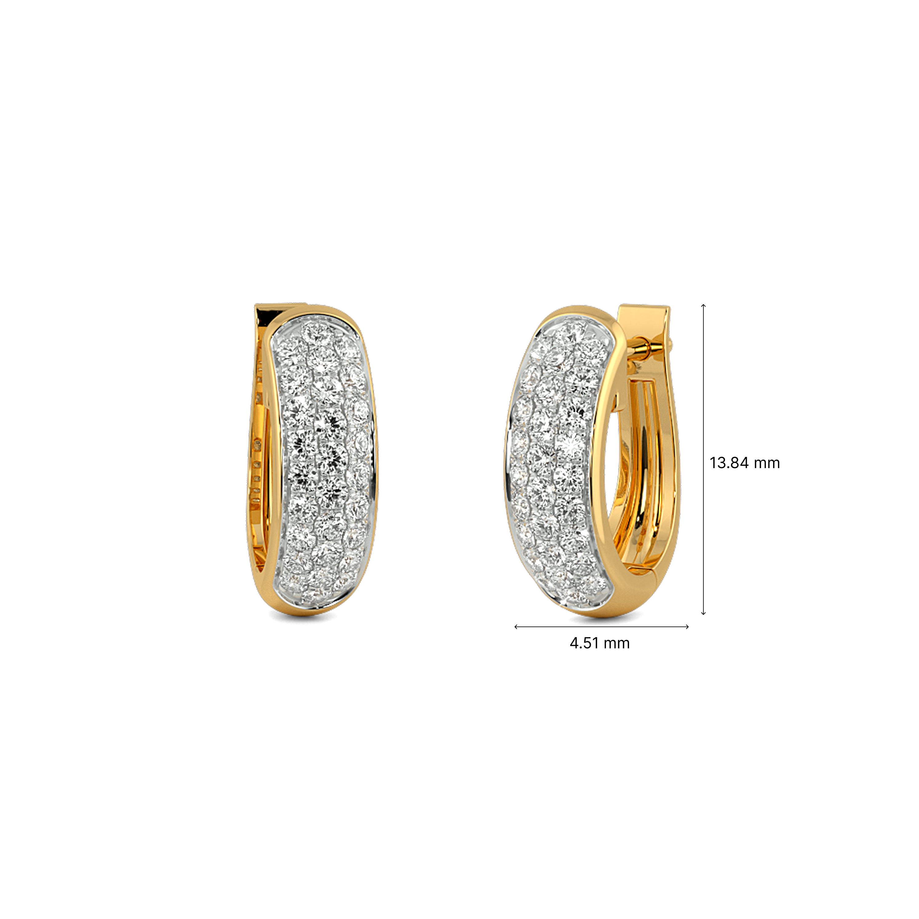 Classic Orbit Hoop Earrings 4