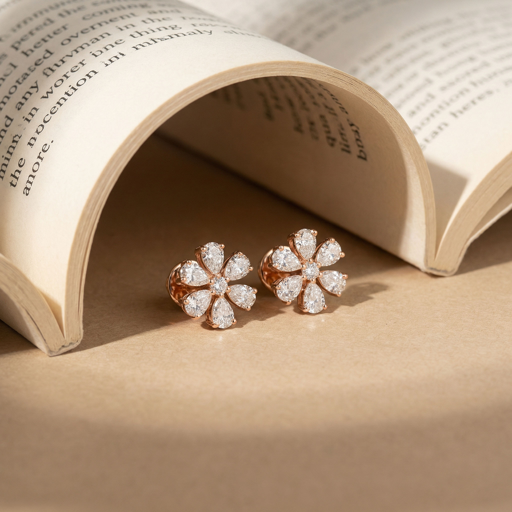 Blossoming Floral Stud Earrings 2