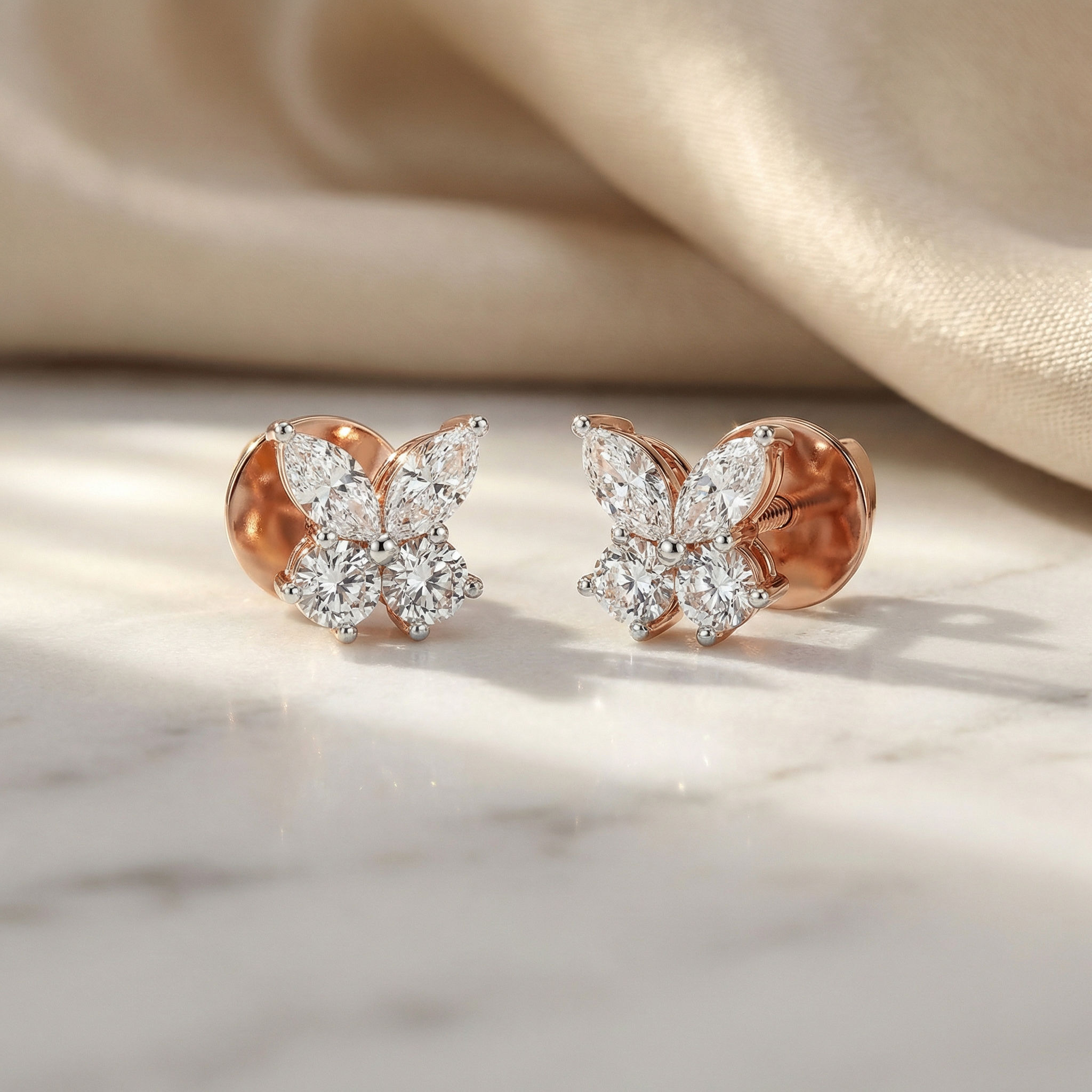 Playful Butterfly Studs 2