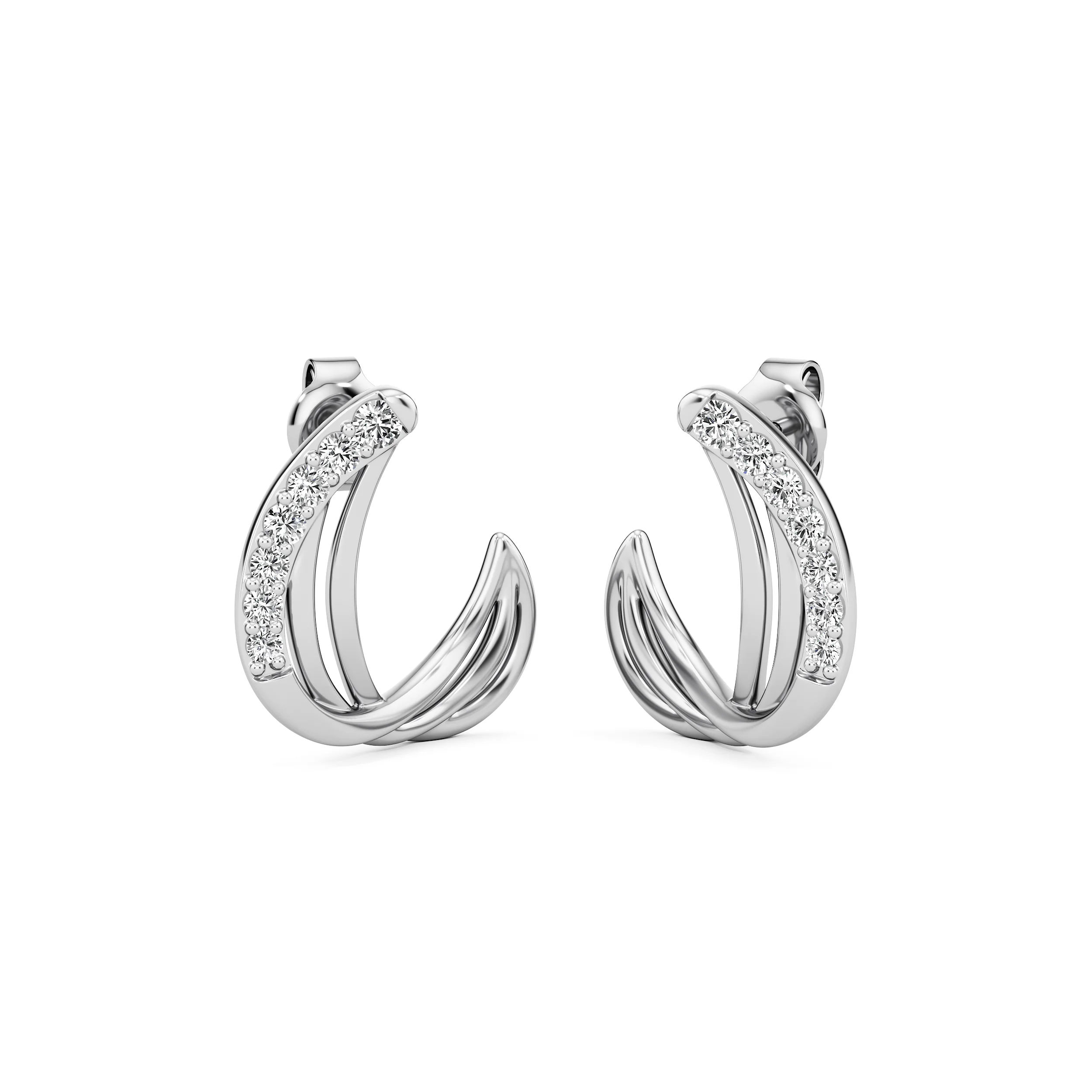 Crescent Arc Earrings 3