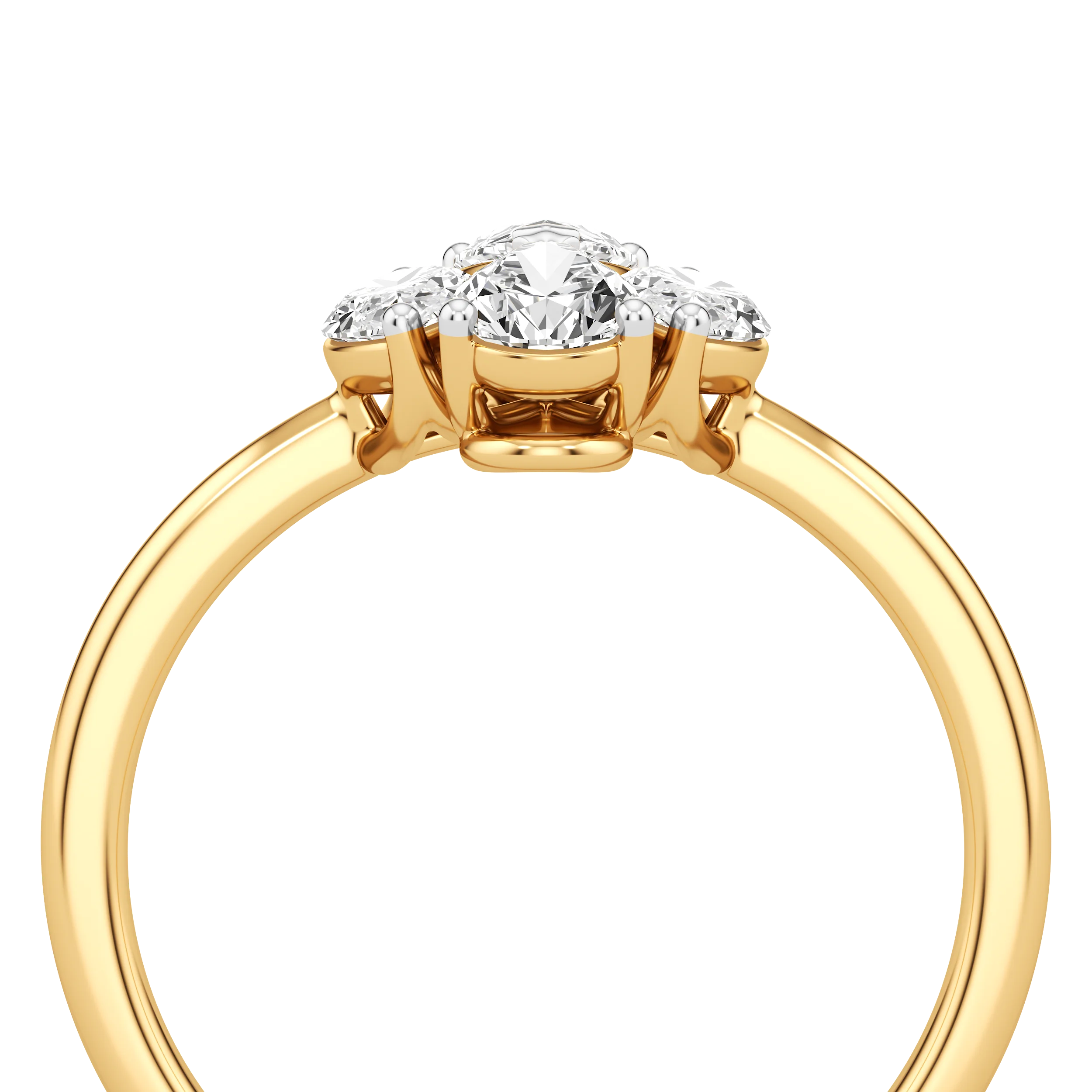 Marquise Bloom Diamond Ring 5