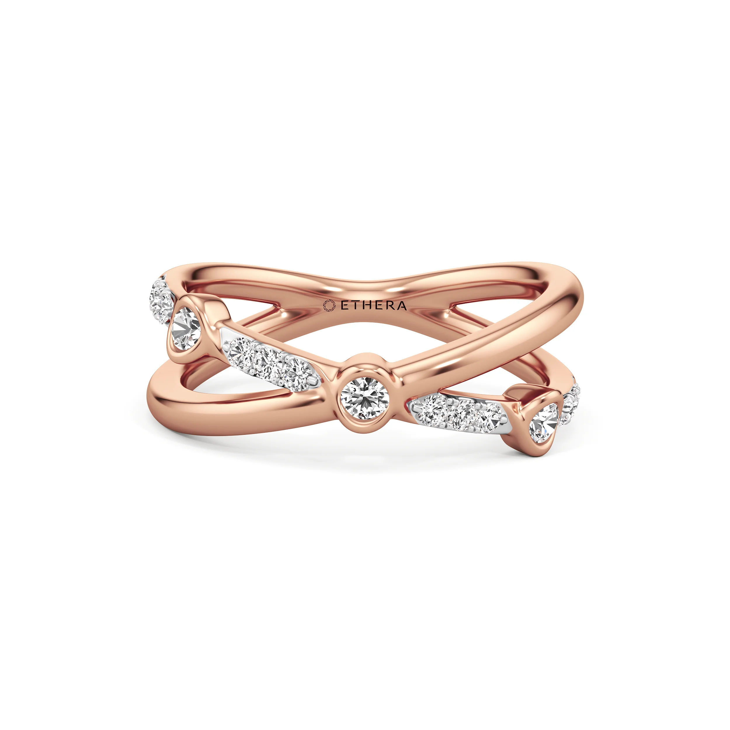 Twine Gleam Diamond Ring 15