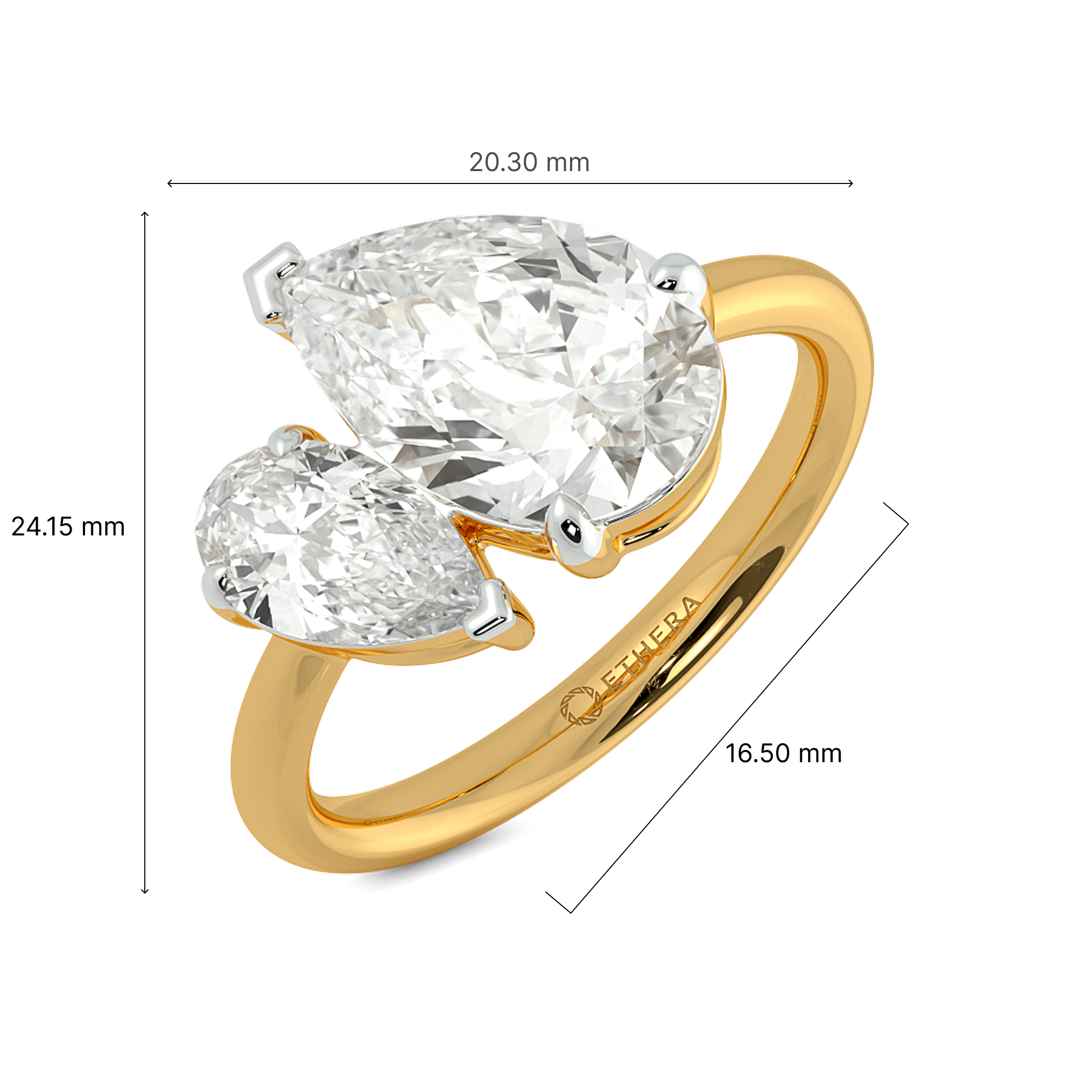 Twice The Charm Toi Et Moi Ring 6