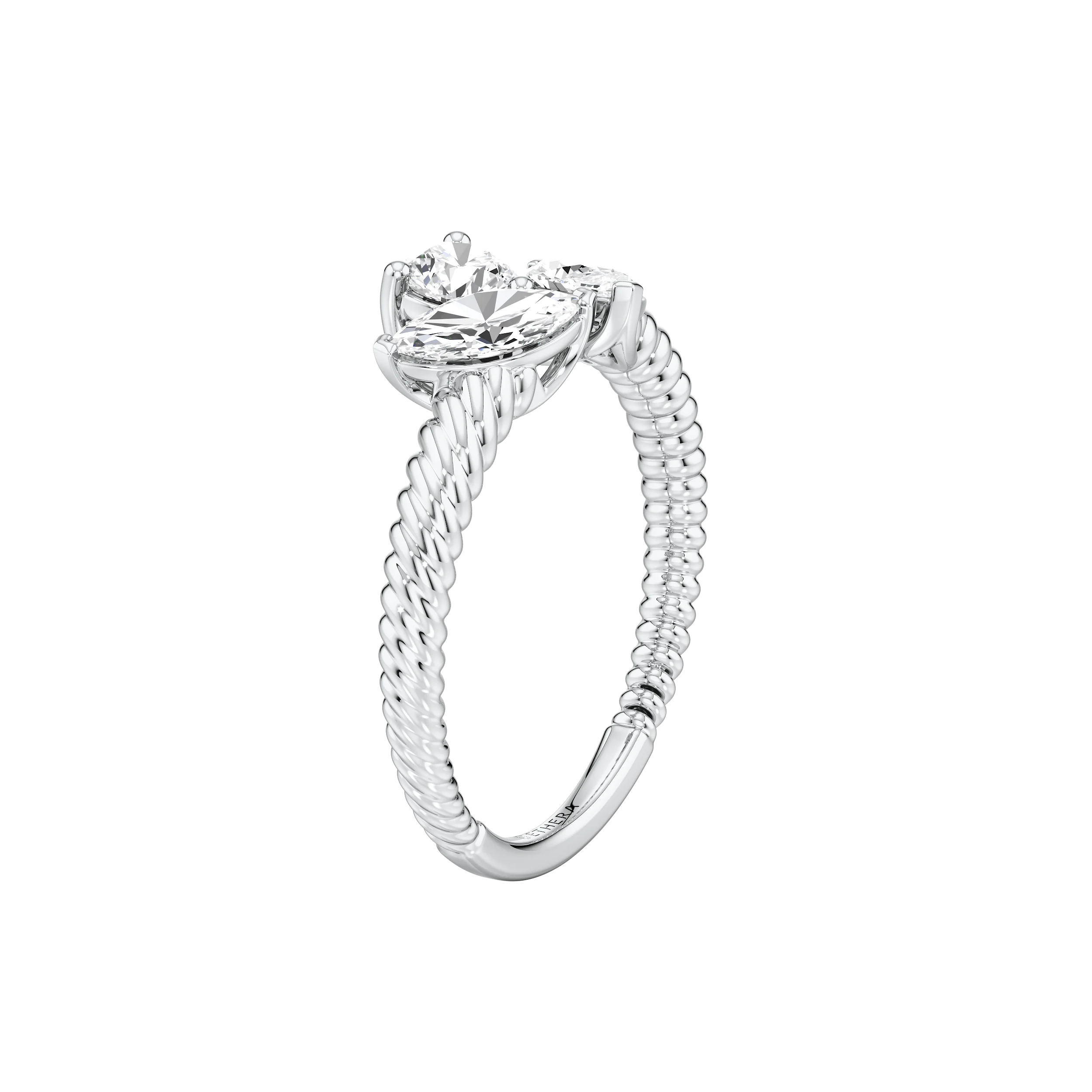 Marquise and Round Bloom Ring 7