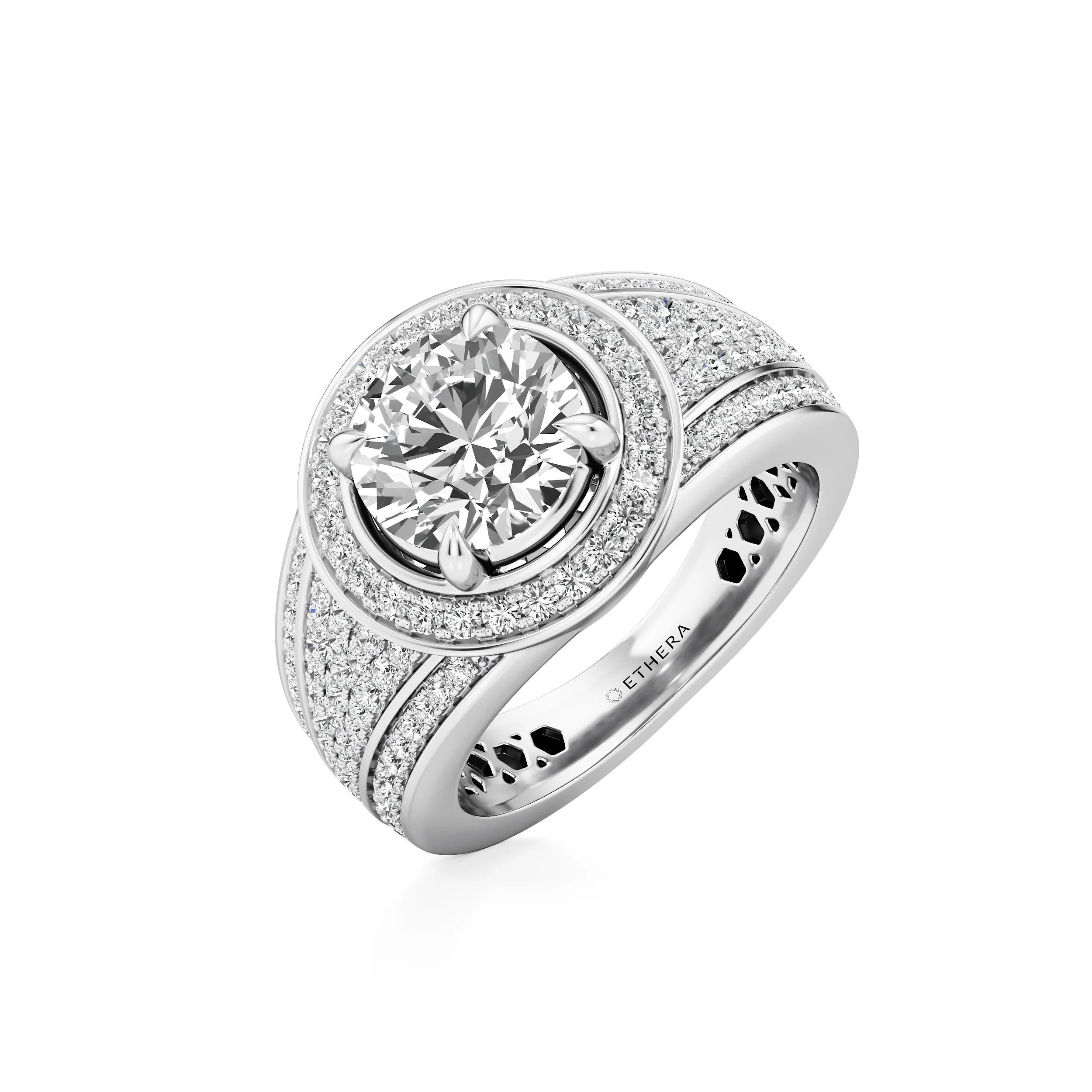 Orbit Halo Statement Ring 5