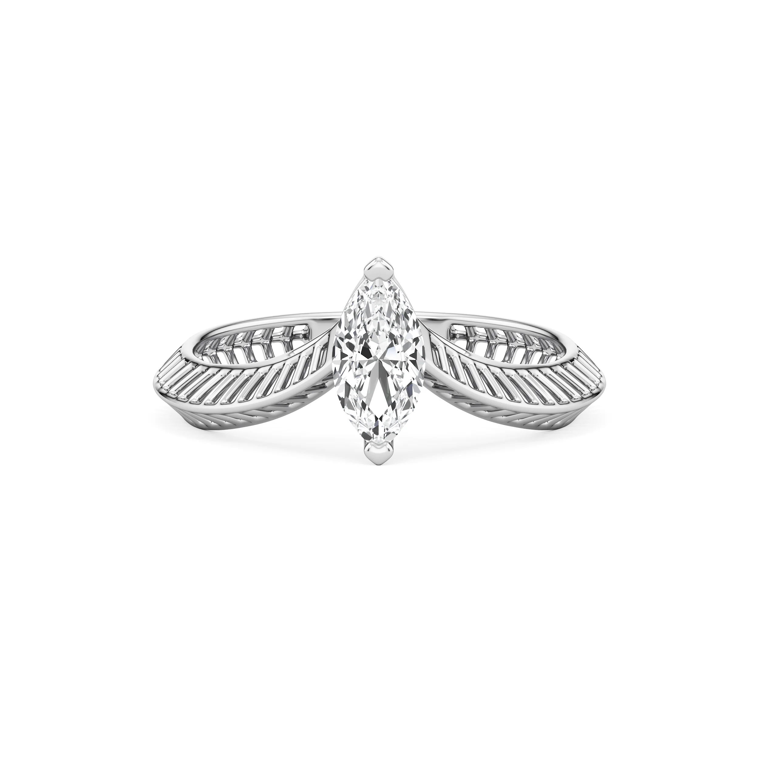 Marquise Flow Diamond Ring 9
