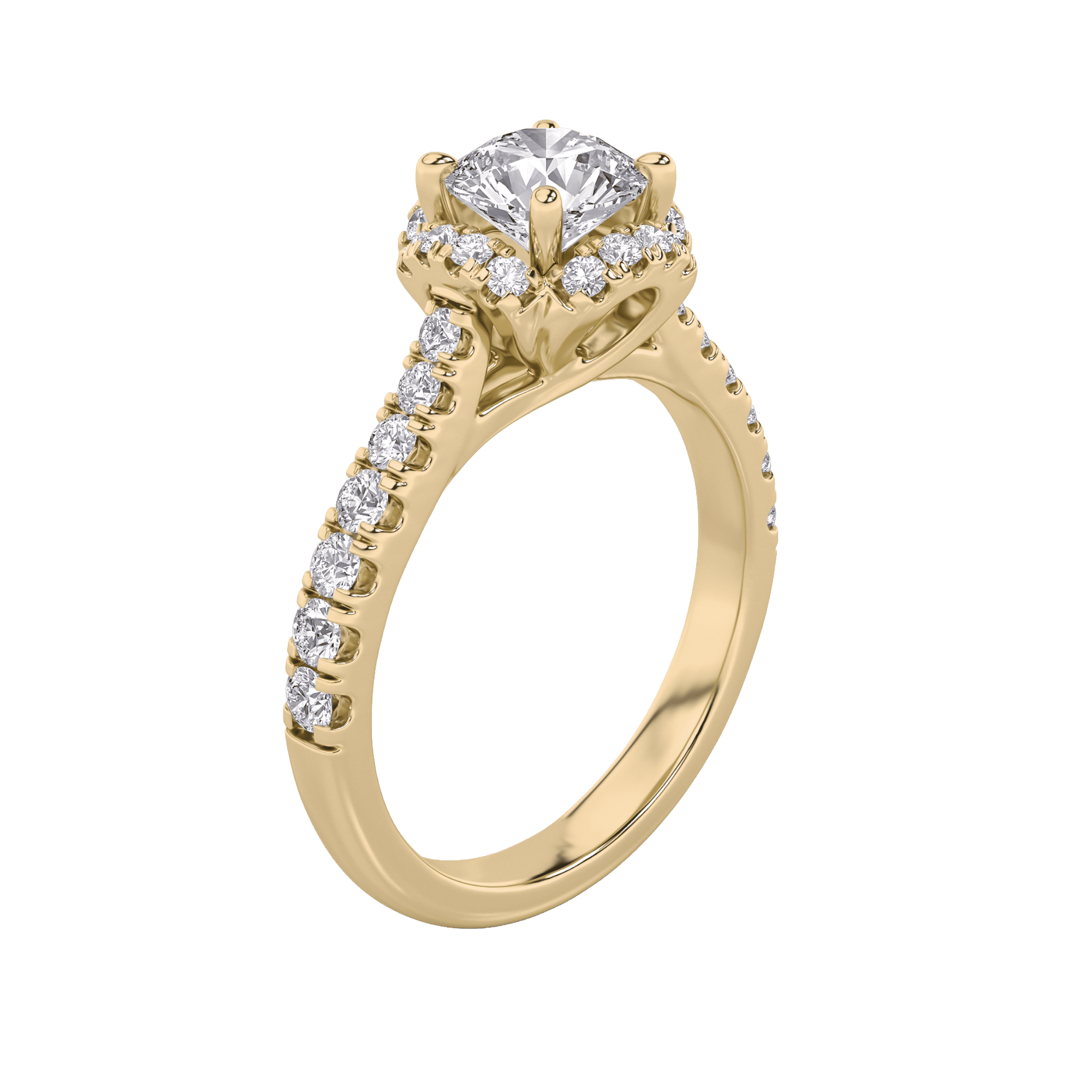 Secret Garden Solitaire Ring 3